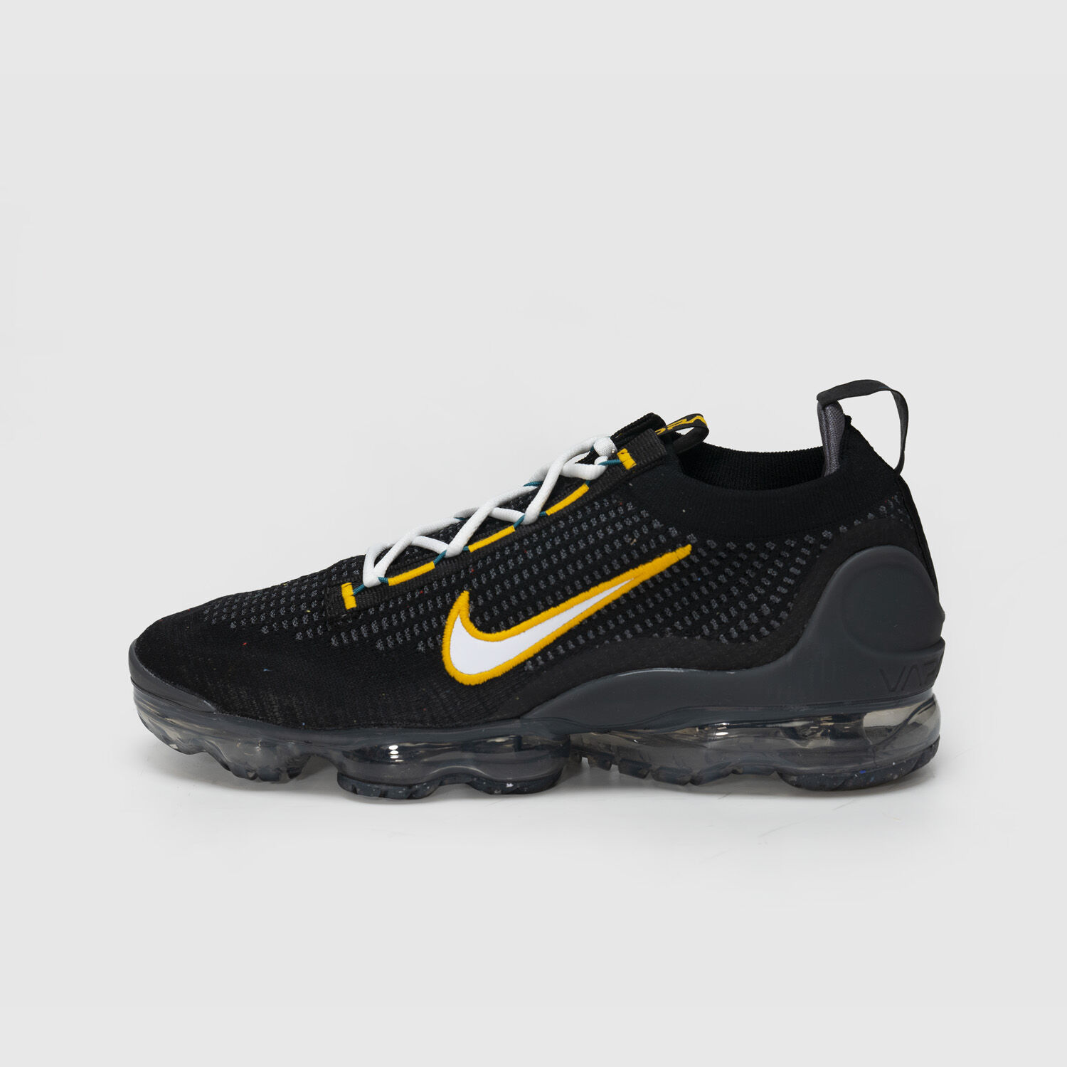 Nike Air VaporMax 2021 FK black white and yellow AW LAB