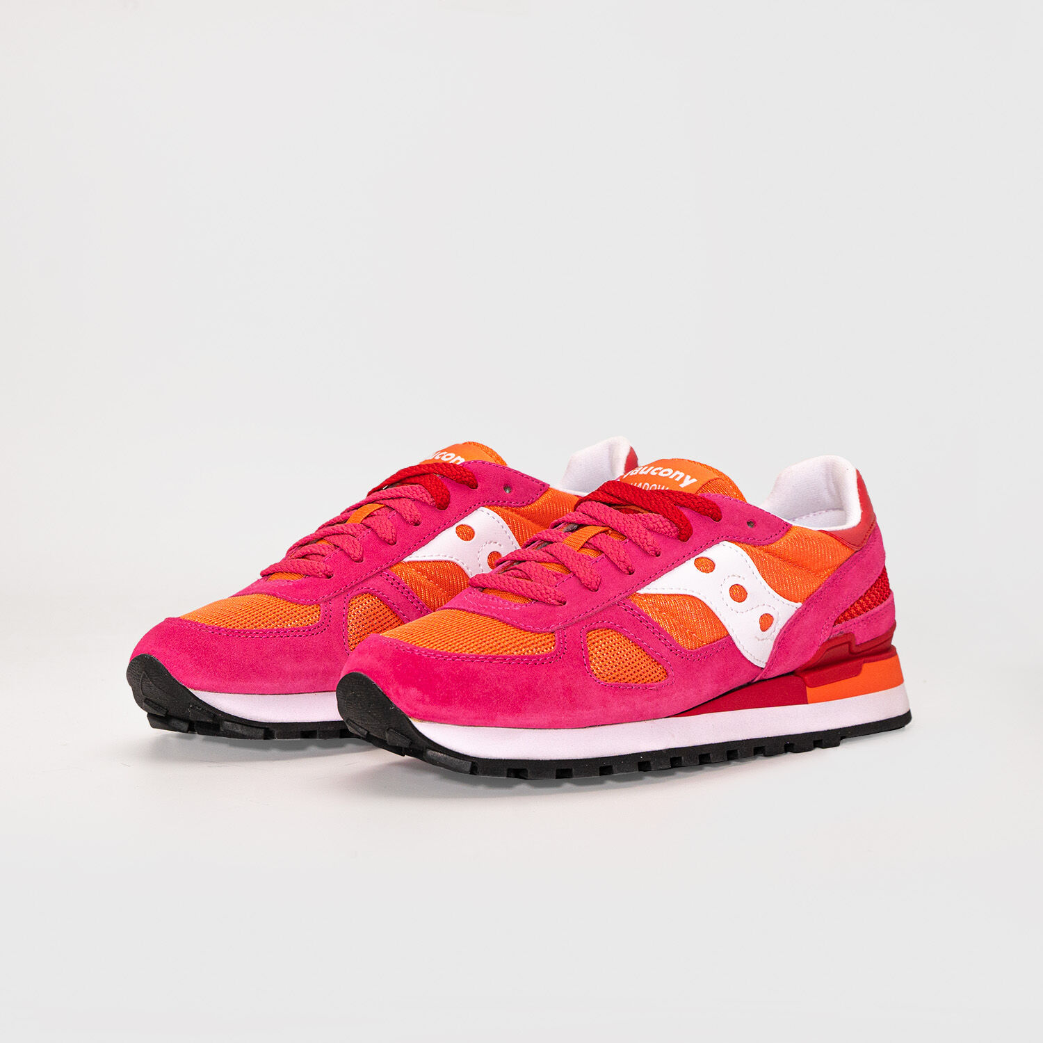 Saucony Shadow Original fuchsia orange and white AW LAB