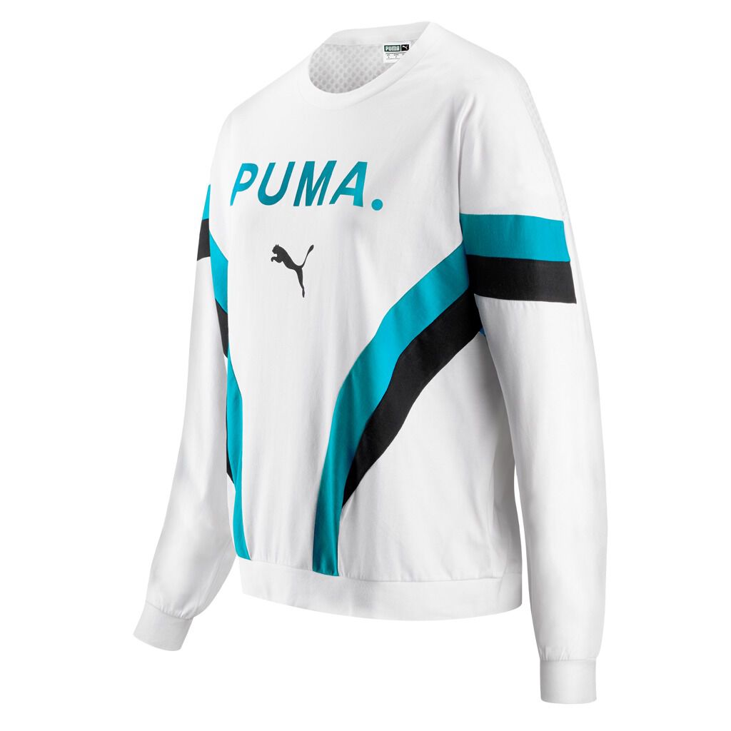 Puma Chase sweatshirt WHITE AW LAB