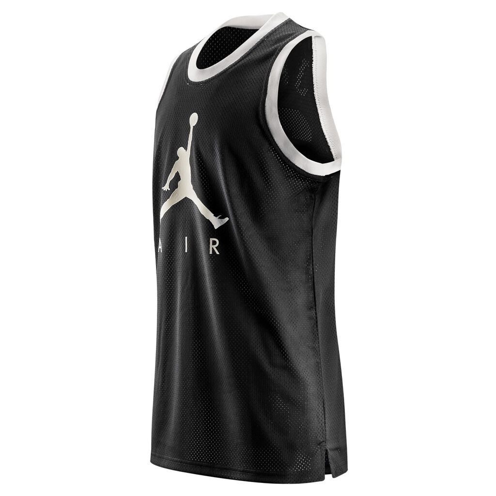 Nike Air Jordan Jumpman Mesh Rev Jersey men s black tank top AW LAB