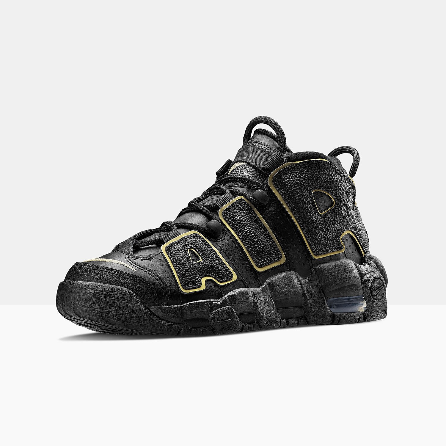 Nike Air More Uptempo black shoes AW LAB