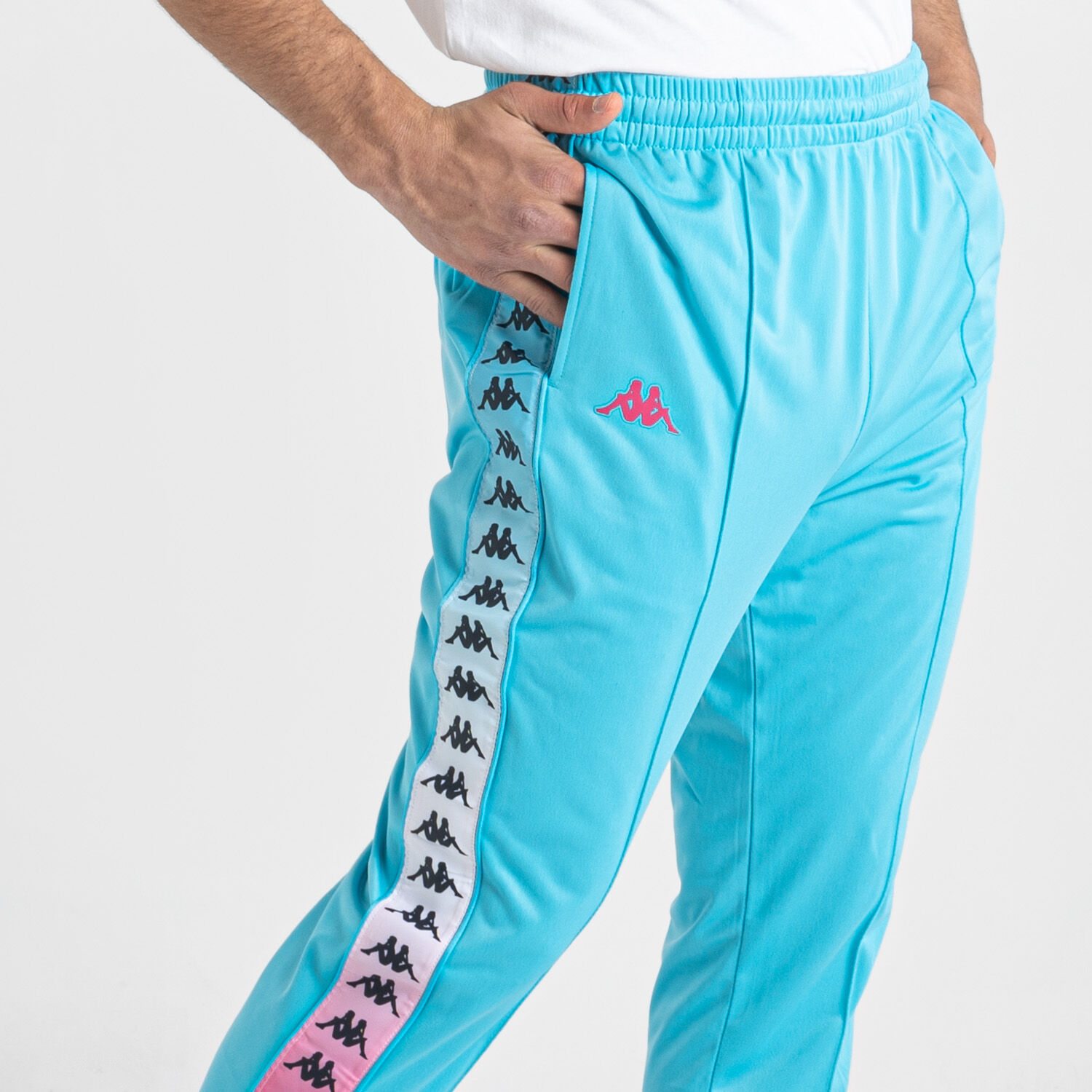 Pantaloni kappa azzurri sales