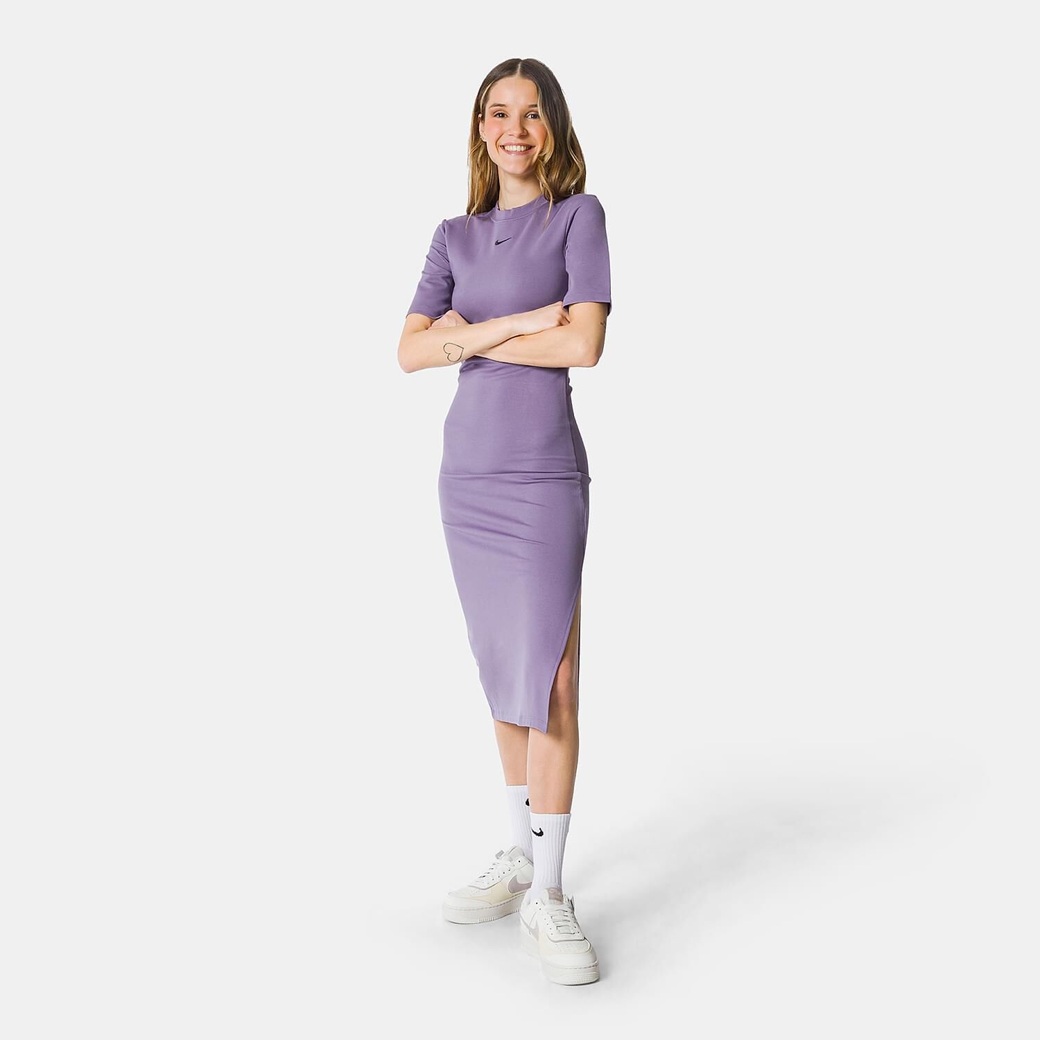 Nike purple dress new arrivals