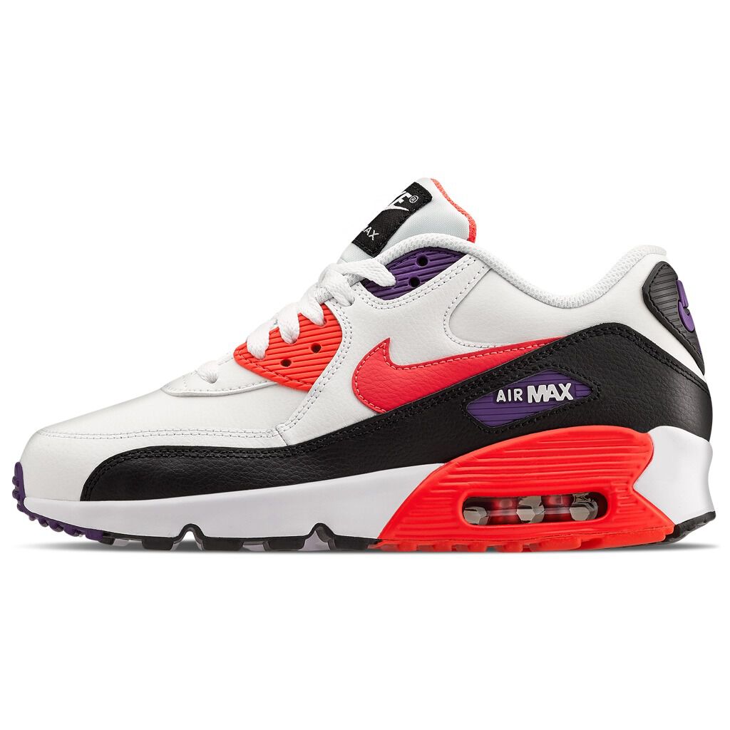 Air max 90 leather best sale bianche