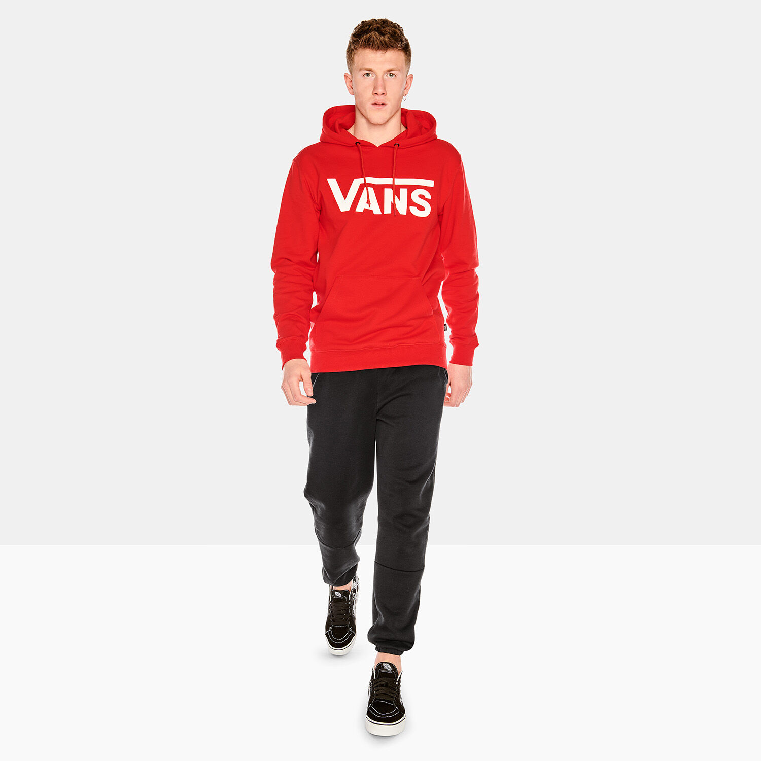 Red outlet vans sweatshirt