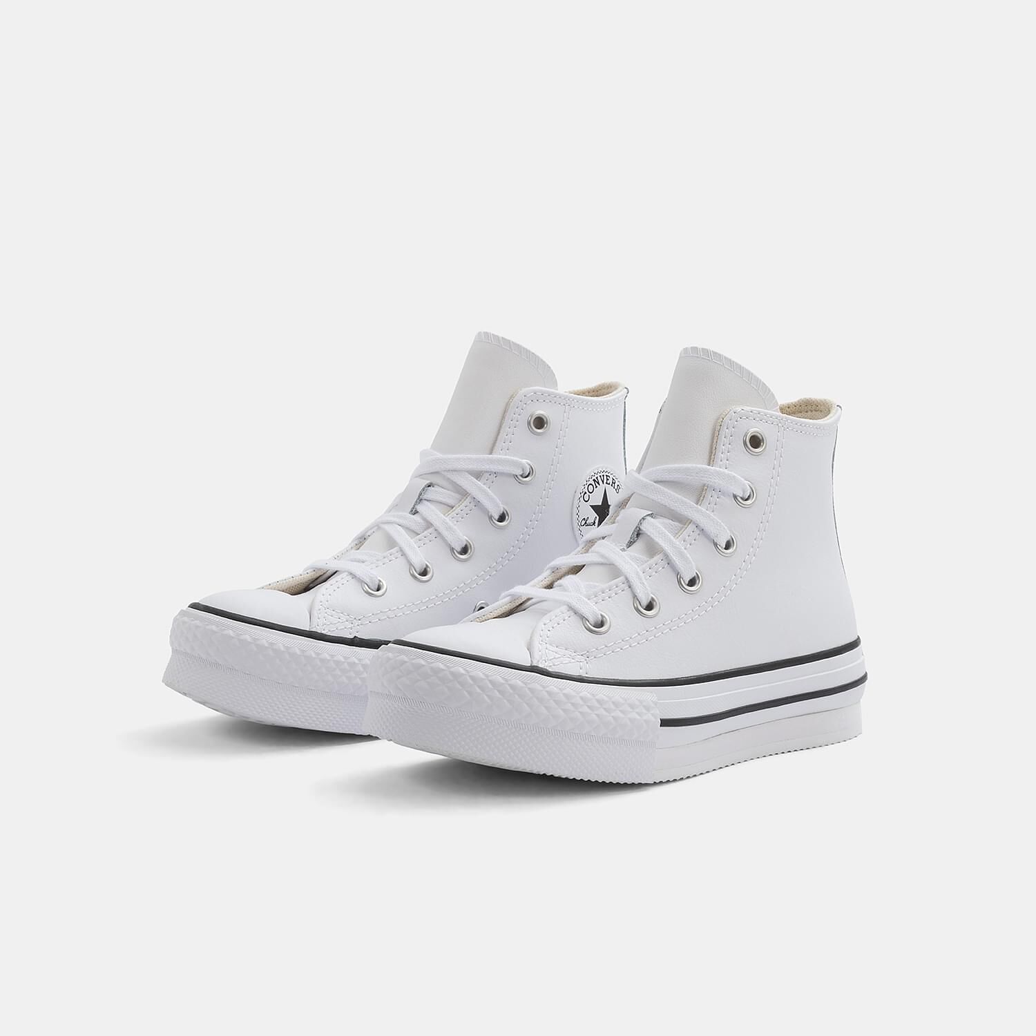 Converse Chuck Taylor All Star Lift Platform Leather black and white AW LAB