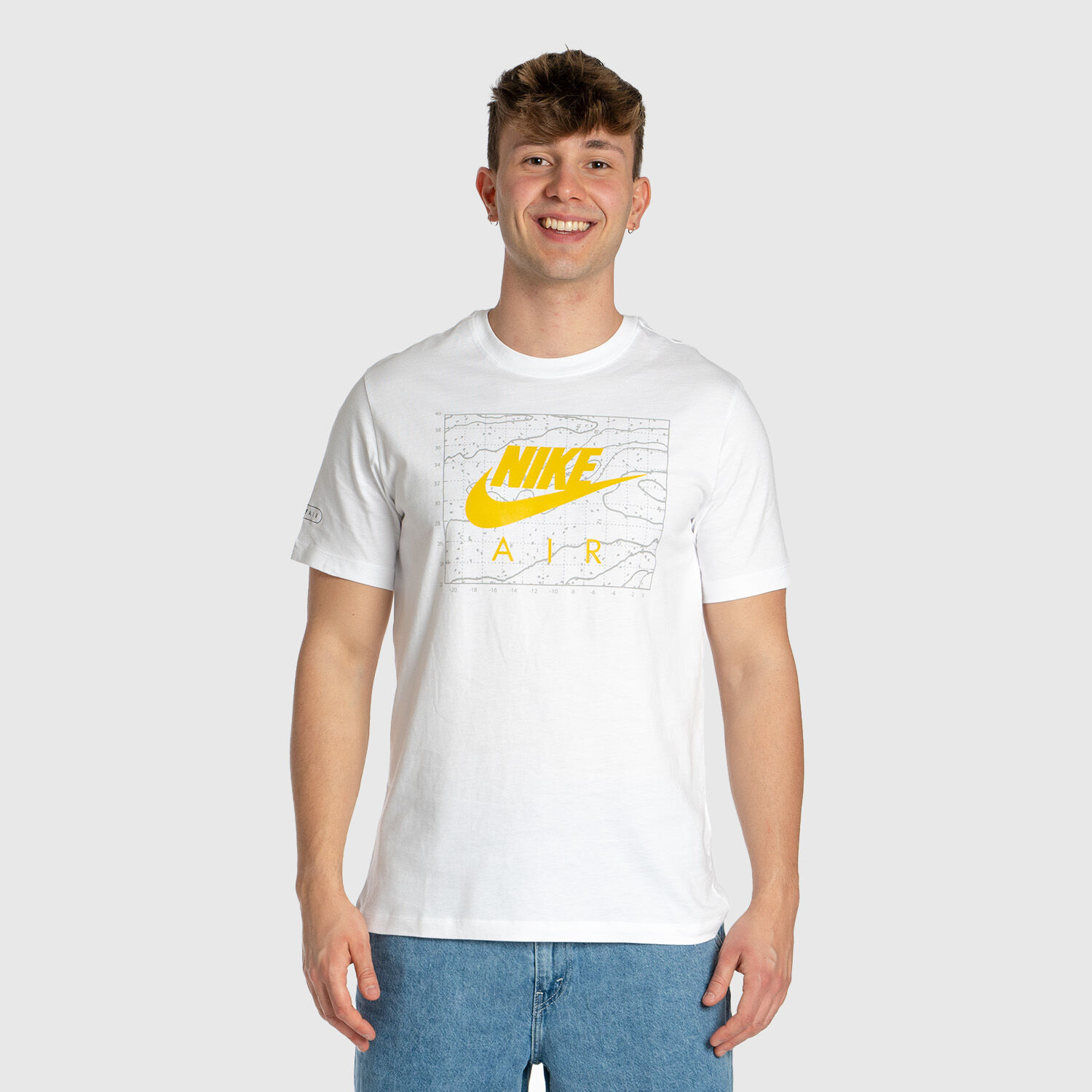 White yellow shop nike shirt