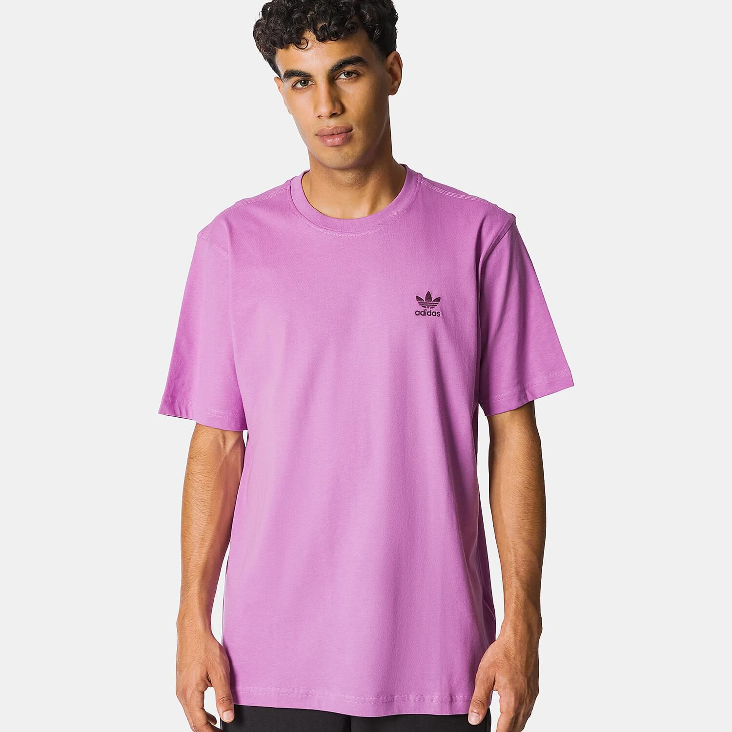 Adidas trefoil tee pink new arrivals