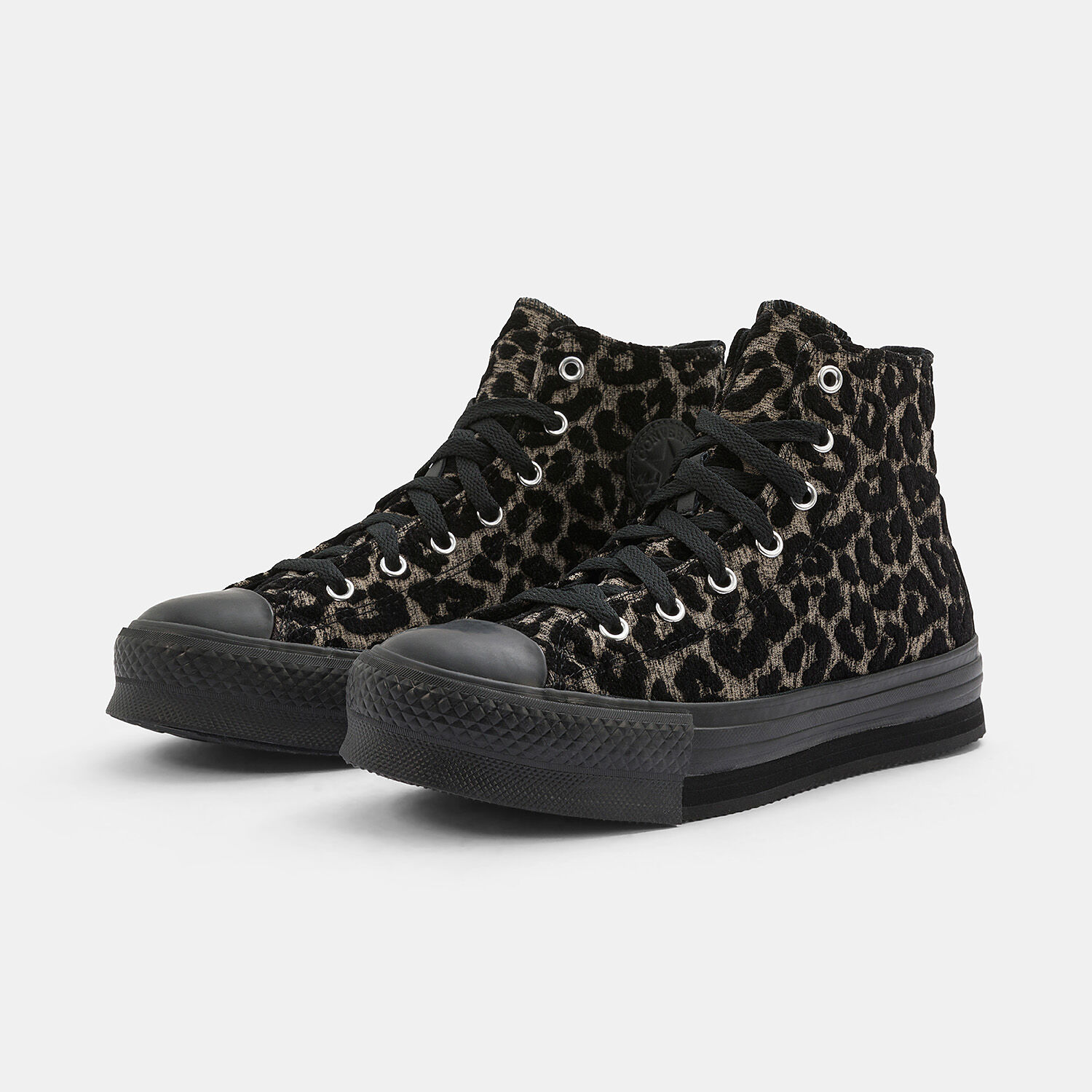 Converse Chuck Taylor All Star EVA Lift Platform Leopard animal
