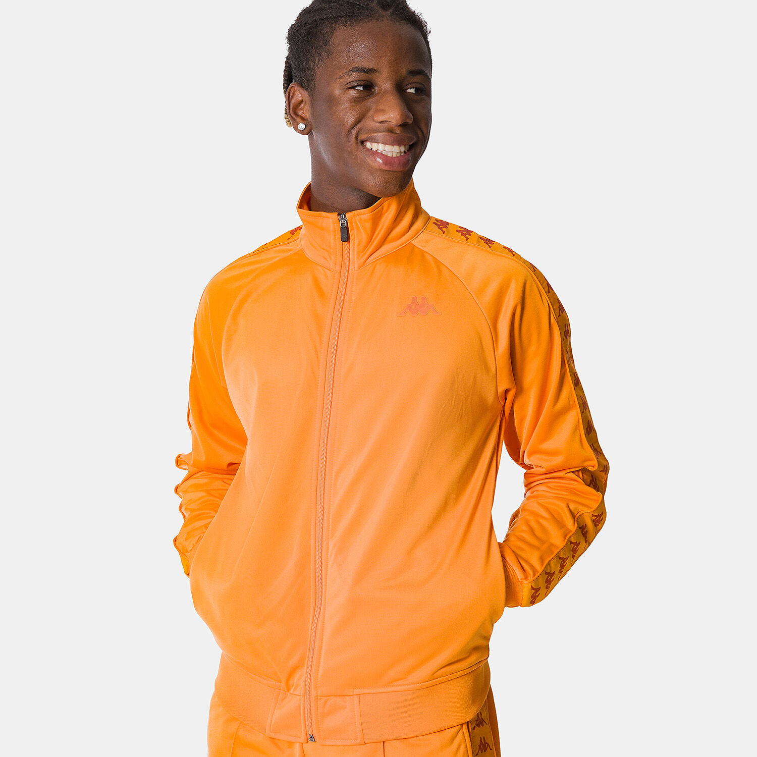 Kappa sweatshirt orange hotsell
