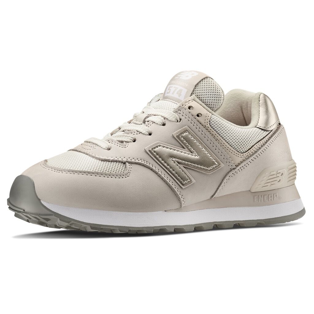 NEW BALANCE 574 white shoes AW LAB