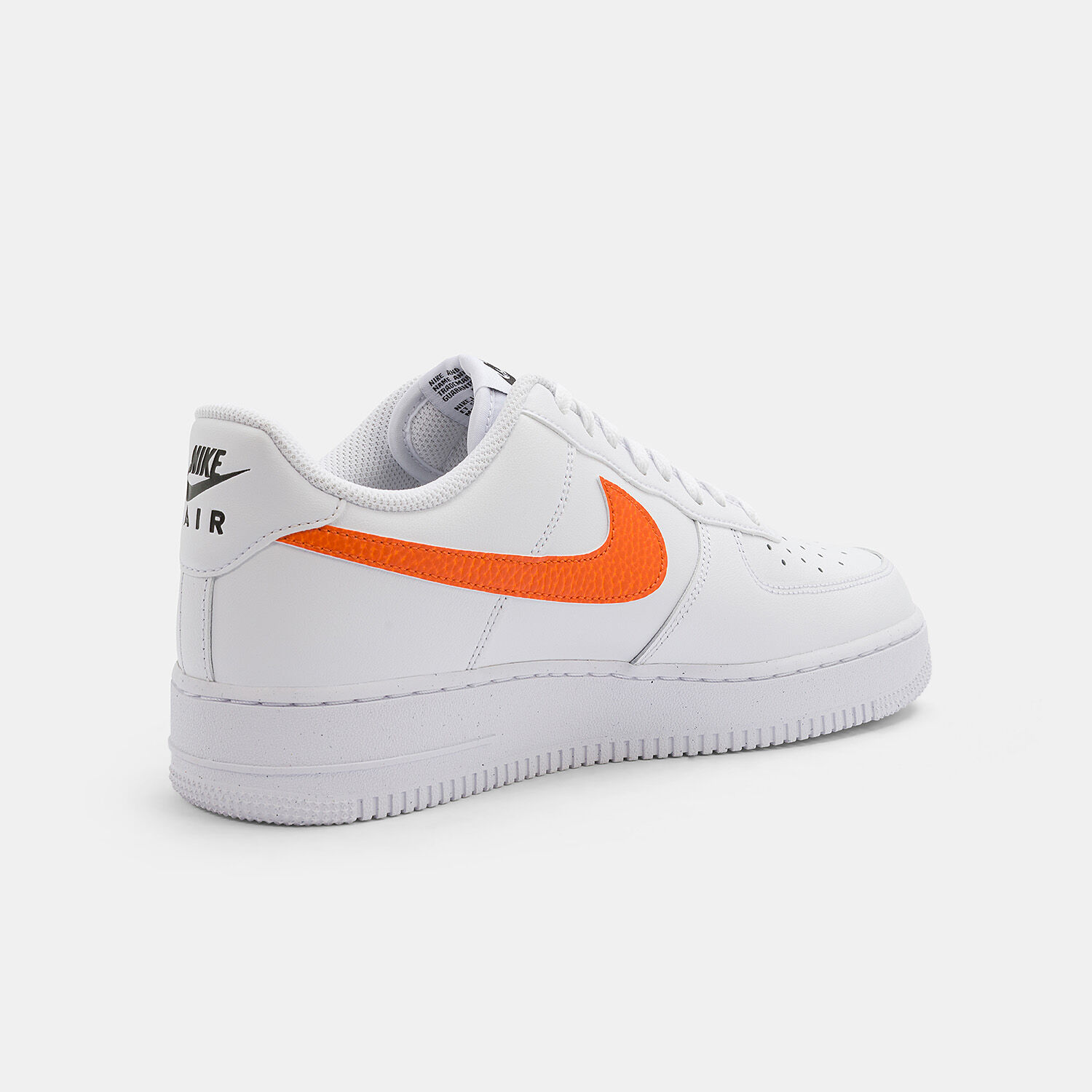 Nike air force 1 07 yellow swoosh clearance