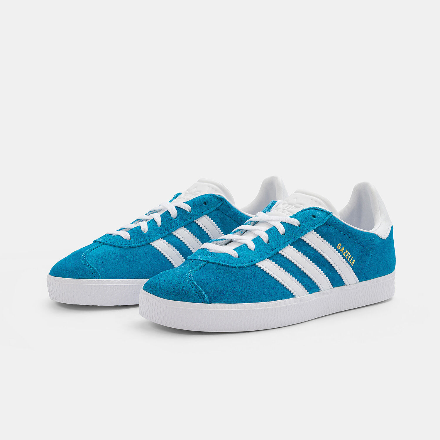 Adidas gazelle top bleu turquoise