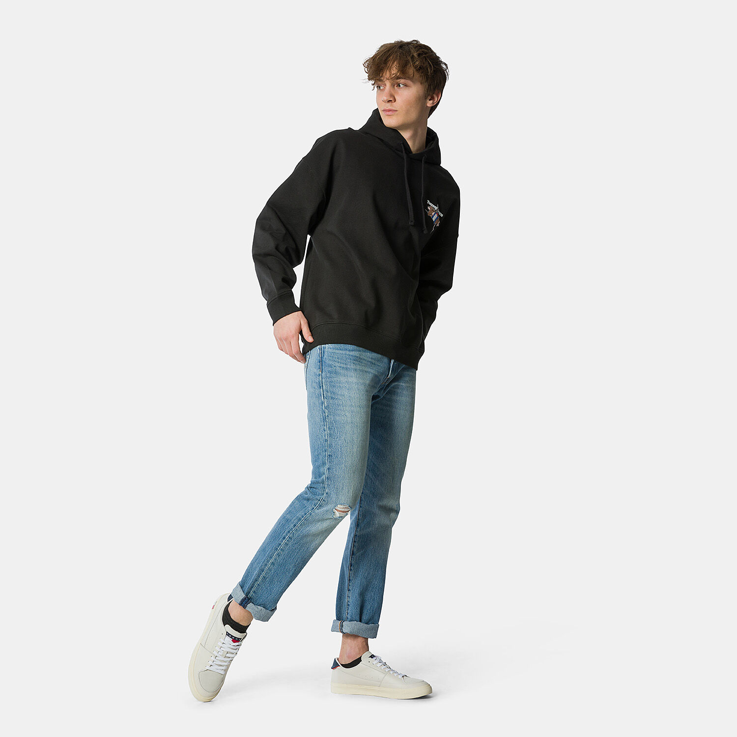 Multicolor tommy hilfiger hoodie sales