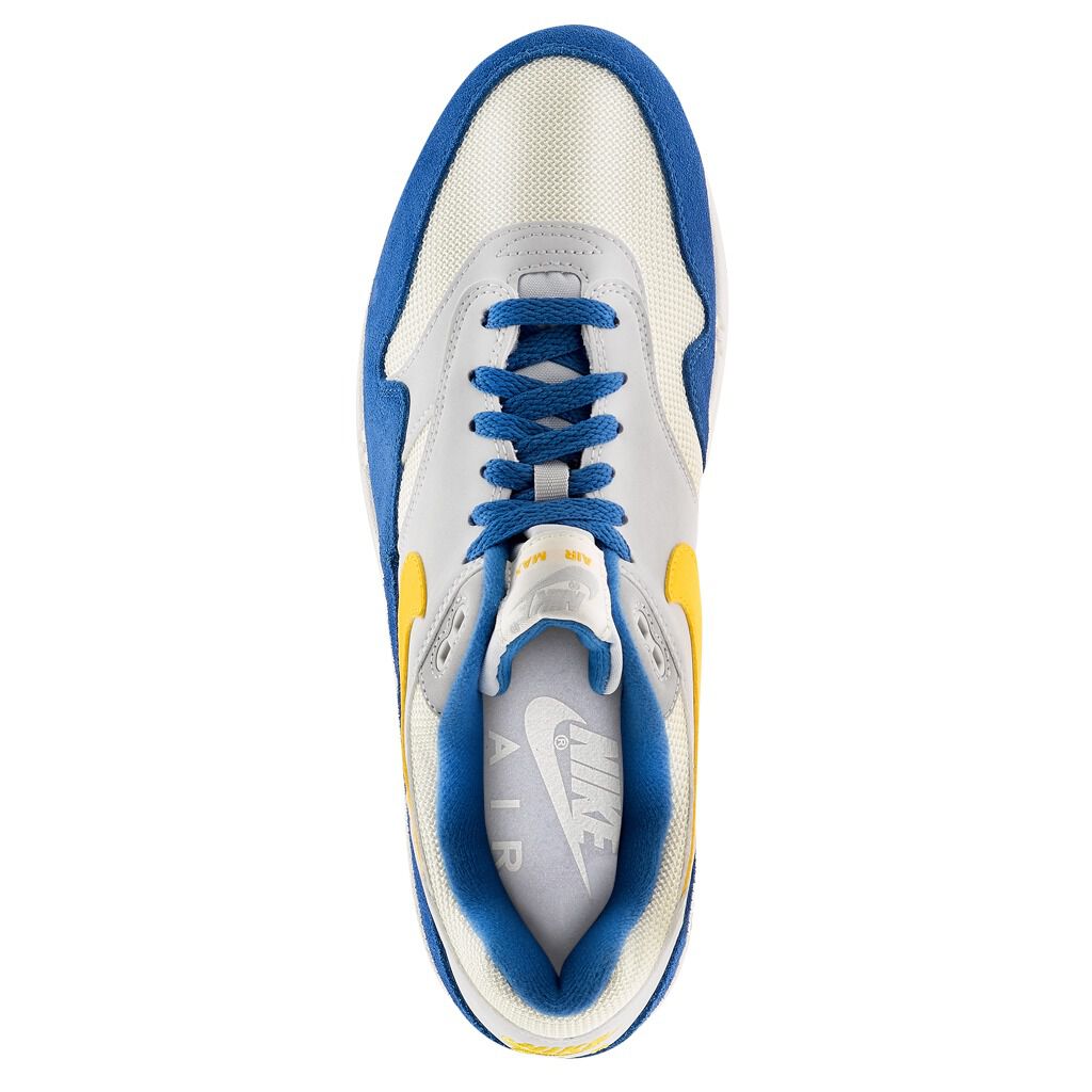 Nike air max 1 signal blue hot sale