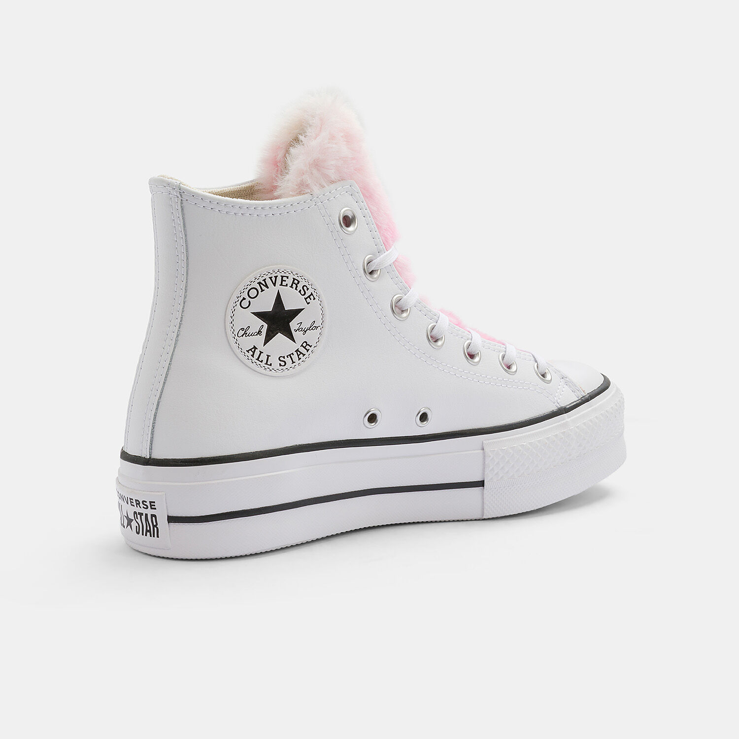 Converse Chuck Taylor All Star Lift Platform Rainbow Fur