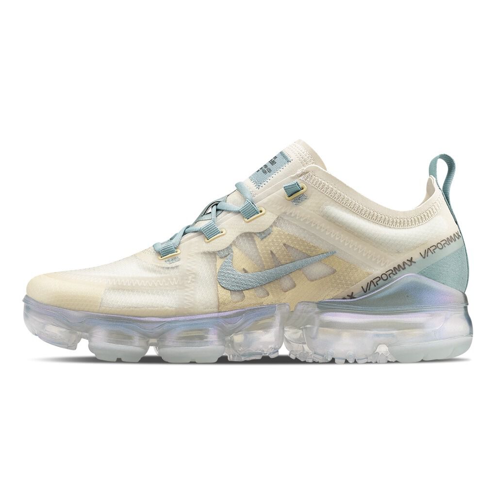 Nike Air Vapormax 2019 light blue and beige shoes AW LAB