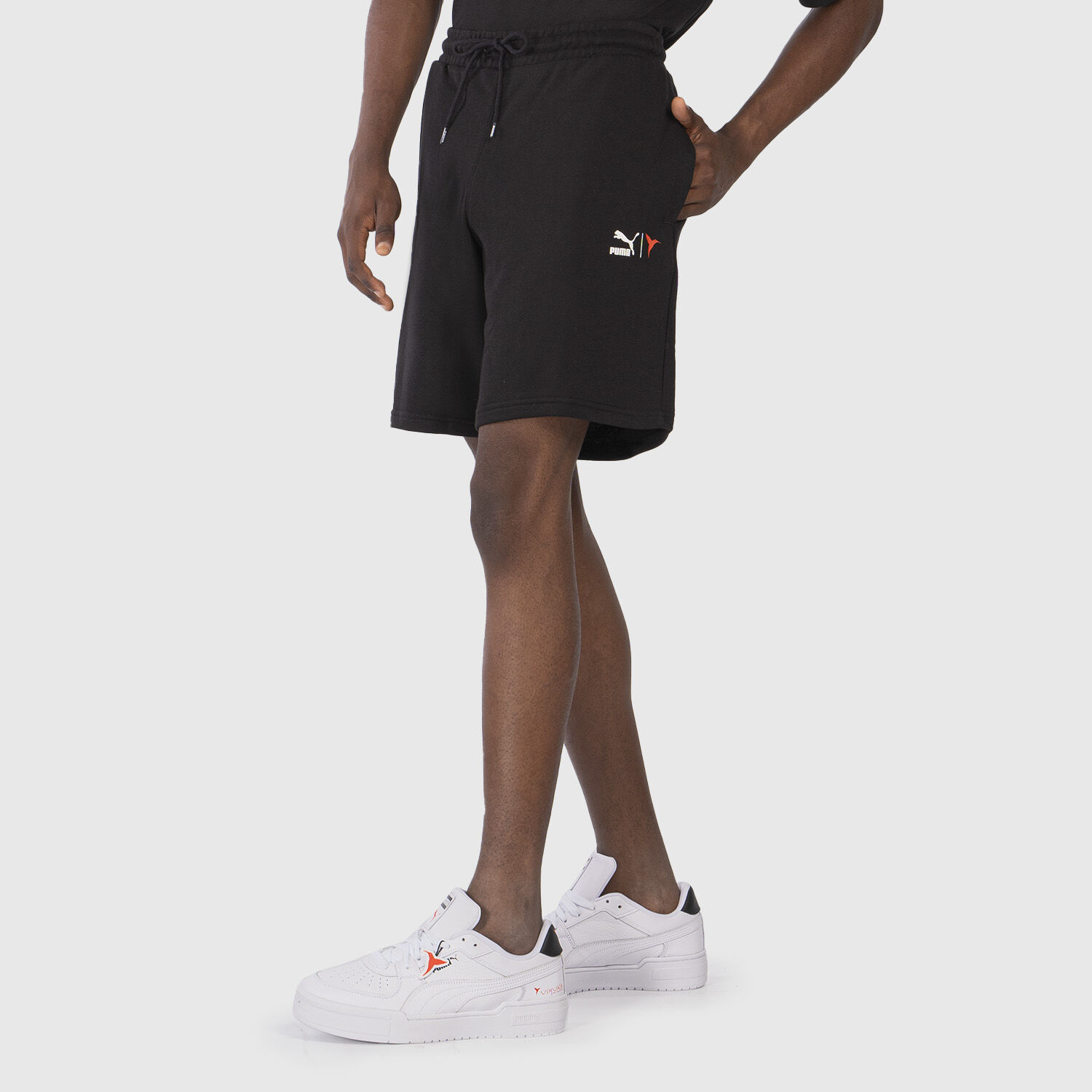 Short Puma x Ushuaia nero rosso e bianco AW LAB