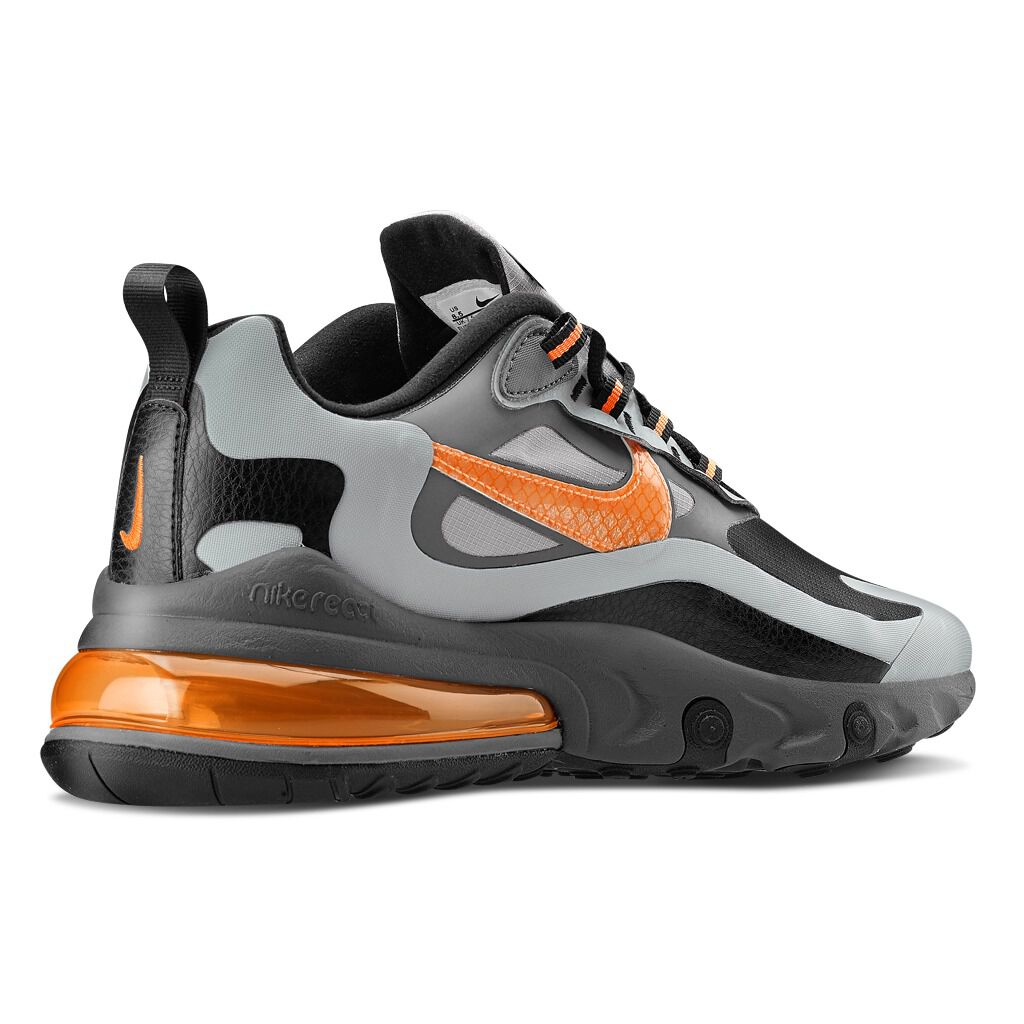Nike Air Max 270 React grey and orange AW LAB