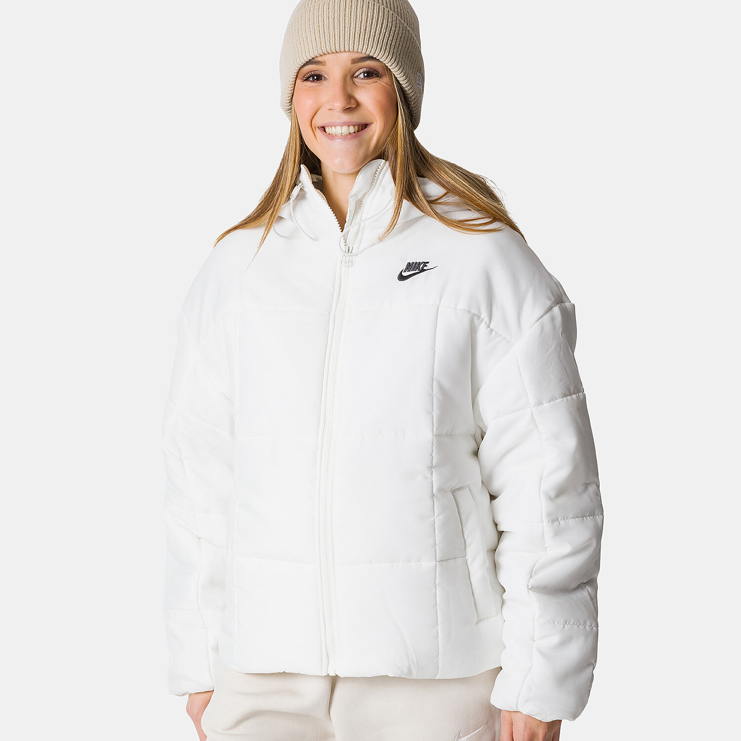 Giacca nike bianca clearance
