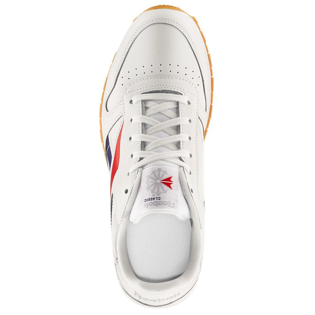 Reebok Classic Leather white blue and red shoes AW LAB