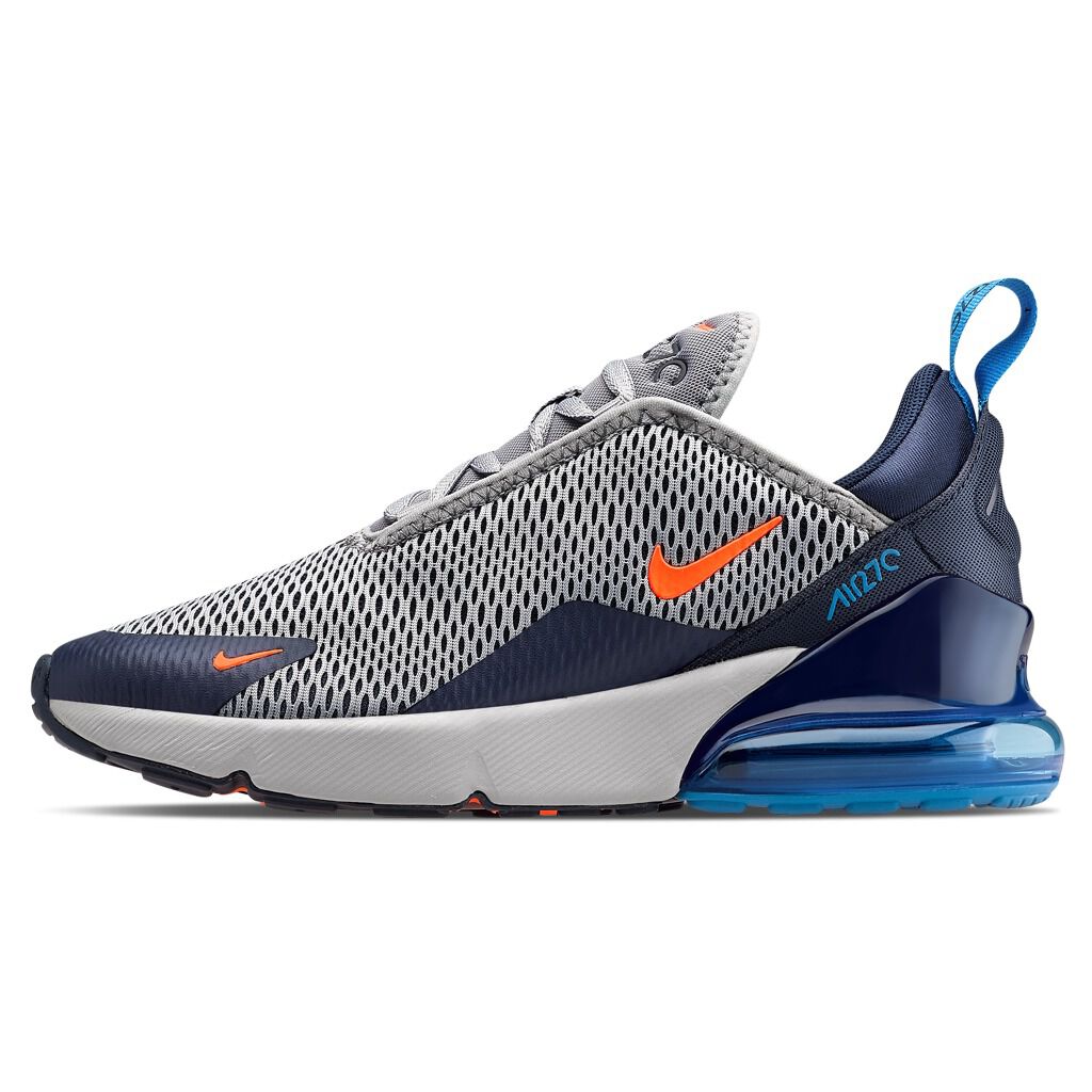 Nike air max best sale 270 grey navy orange