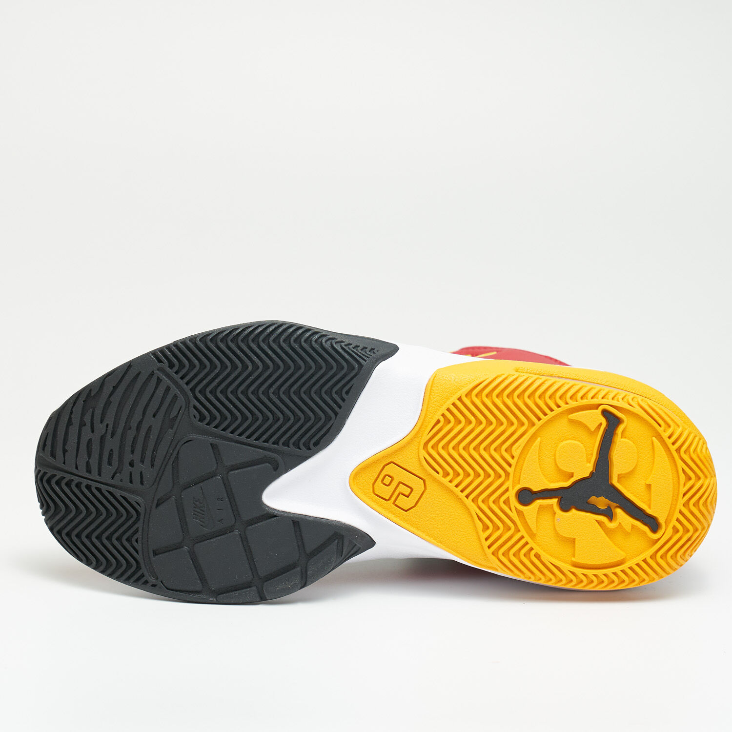 Jordan Max Aura 3 black red and yellow AW LAB