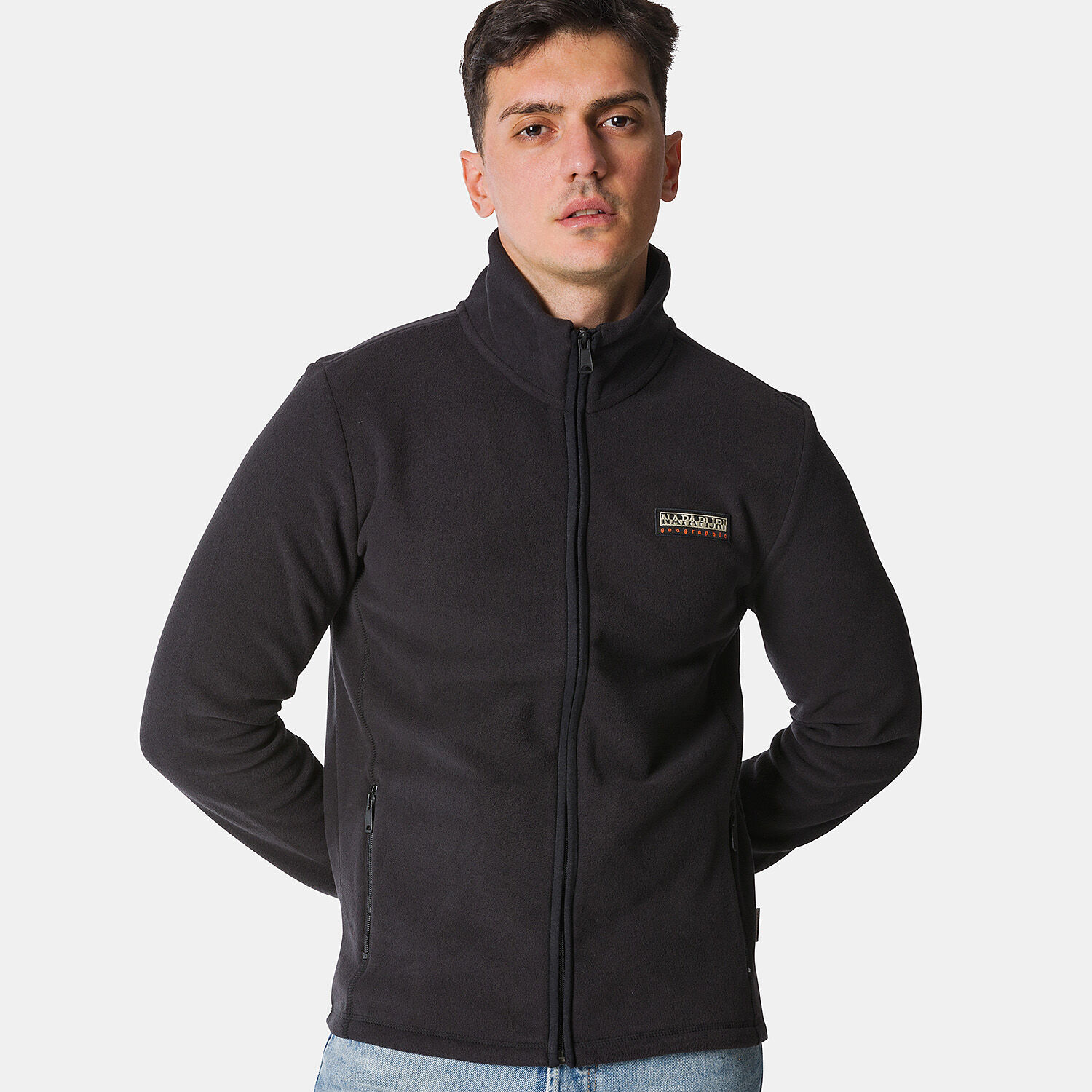 Napapijri zip up sweatshirt T Iaato black AW LAB