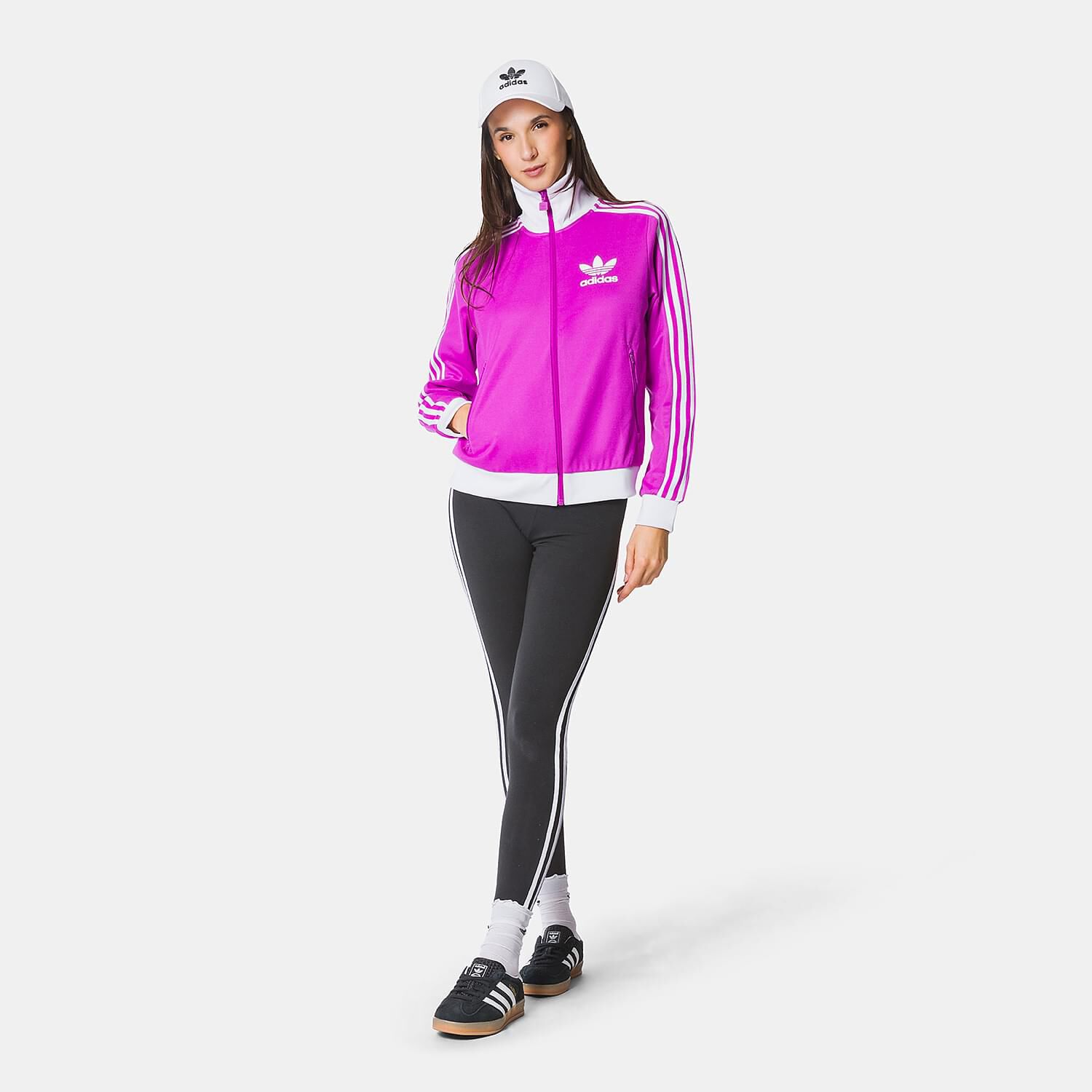 Purple adidas Track Top Beckenbauer sweatshirt AW LAB