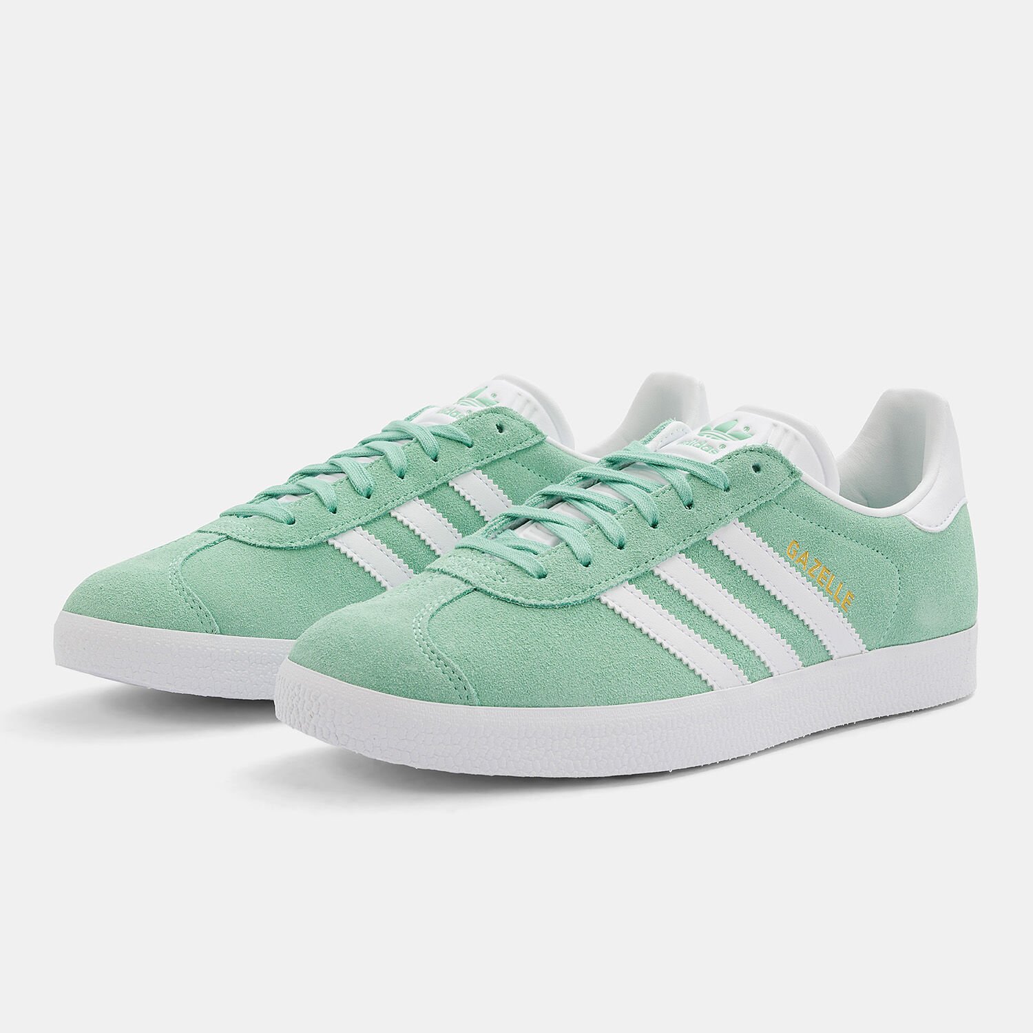 adidas gazelle green and white AW LAB