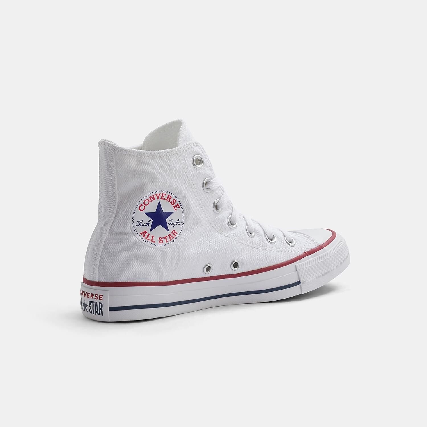Converse all star clearance hi canvas bianche