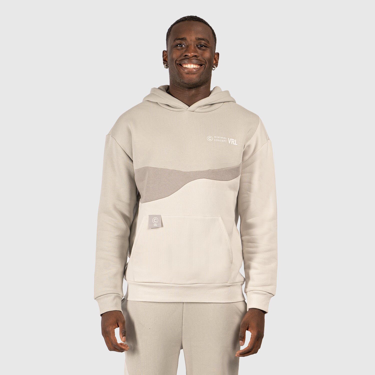 Felpa Vrl Minimal Winter beige AW LAB