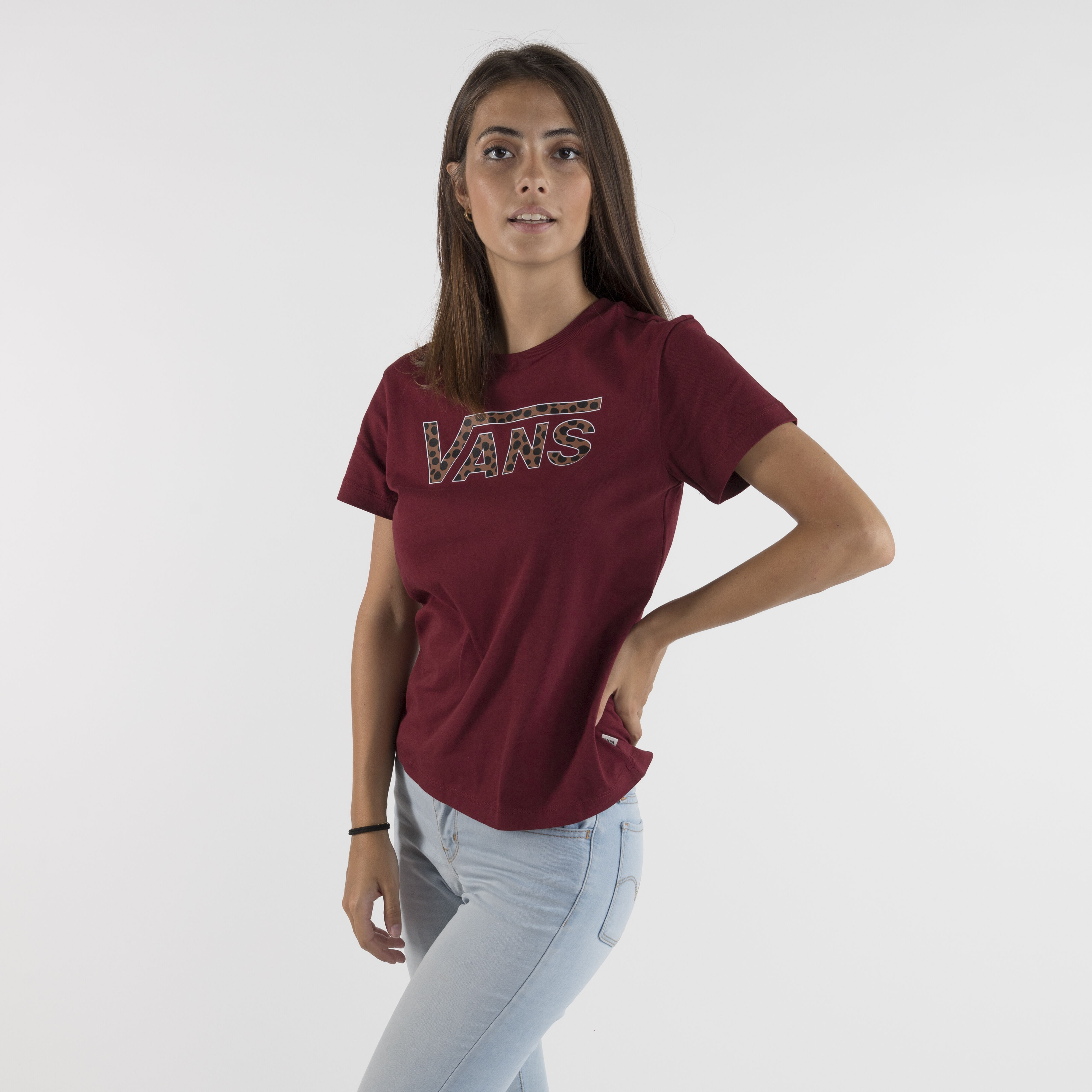 T SHIRT VANS ANIMAL V BORDEAUX AW LAB