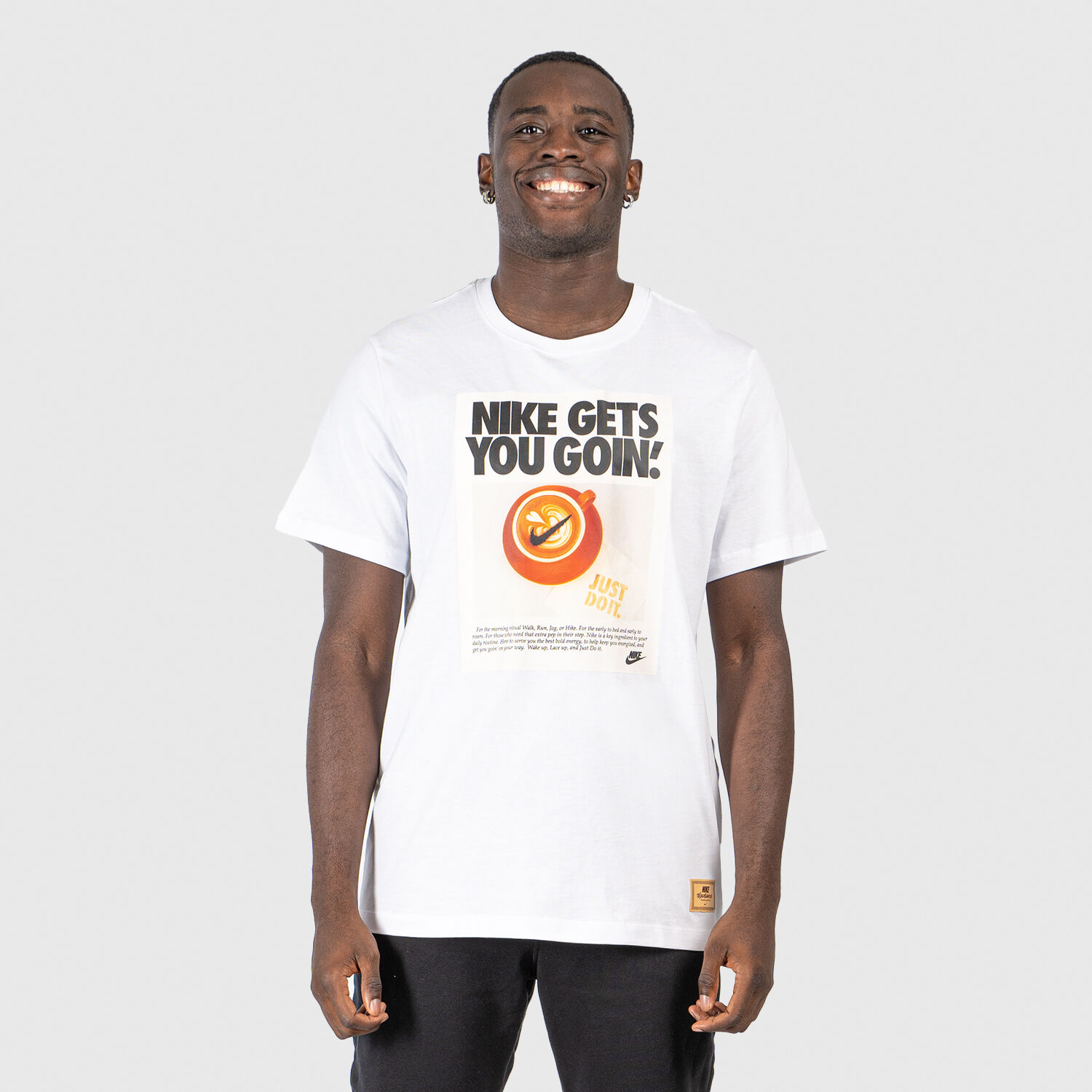 Nike slogan deals t shirts