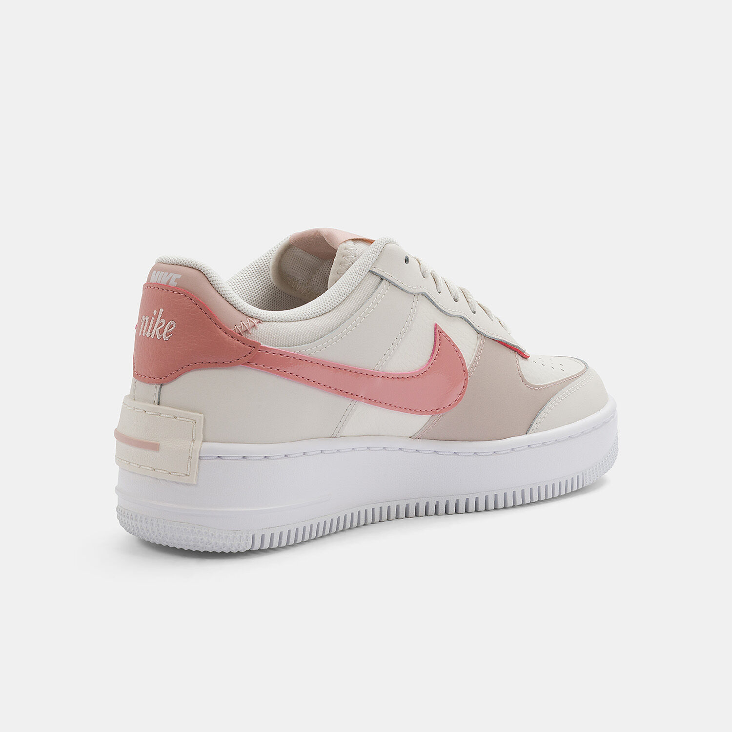 Nike Air Force 1 Shadow beige and pink AW LAB