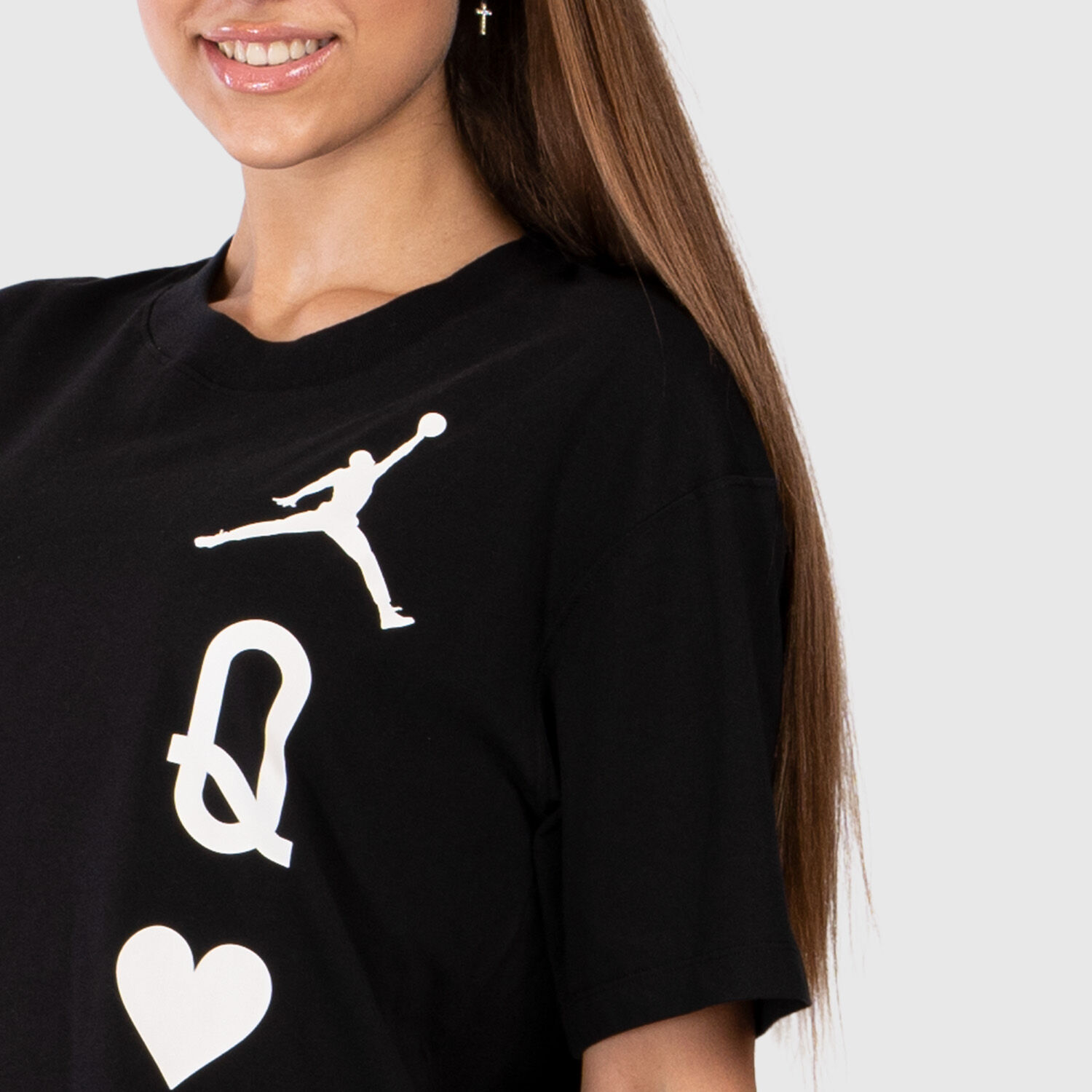 Jordan Flight T shirt black and white AW LAB