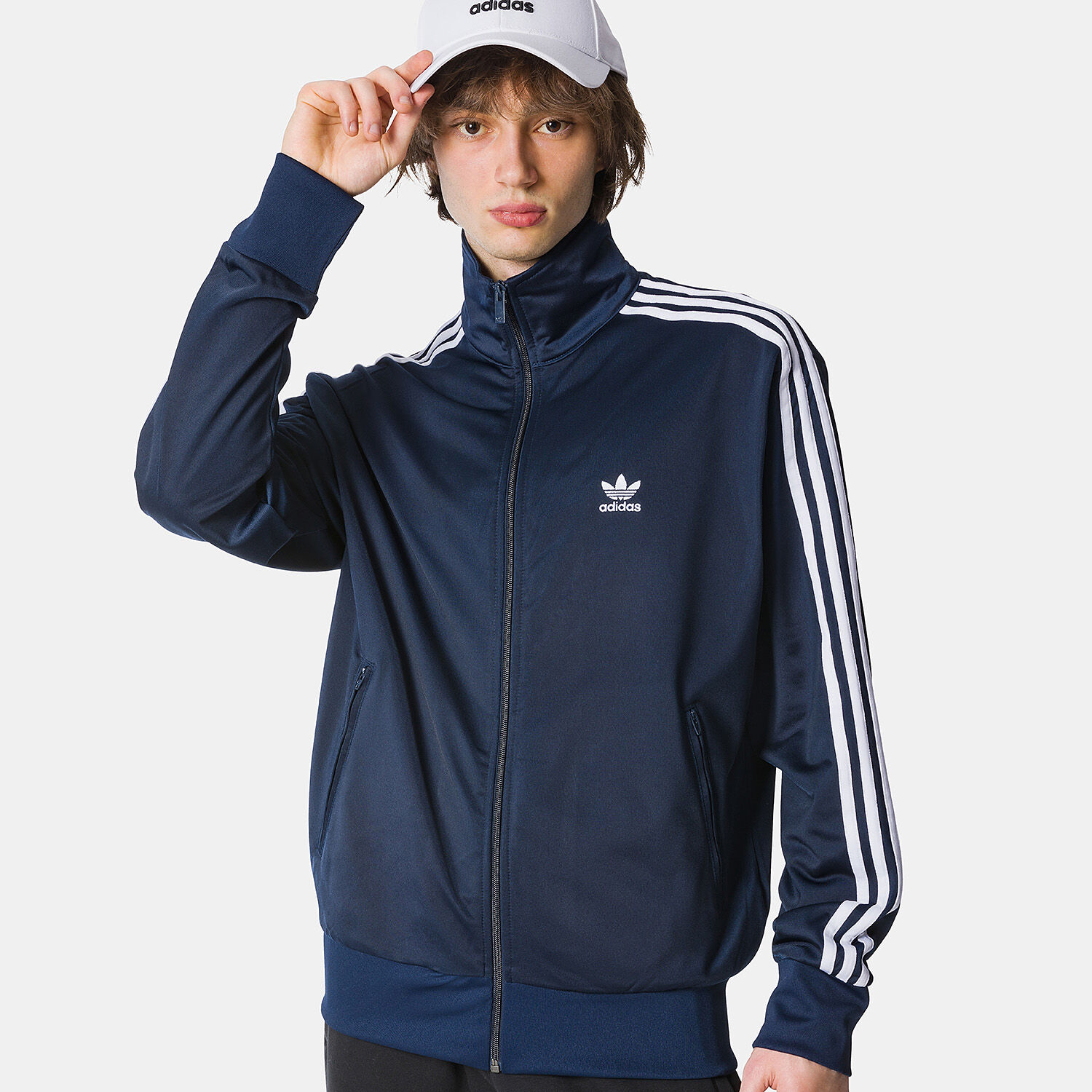Adidas felpa con zip best sale