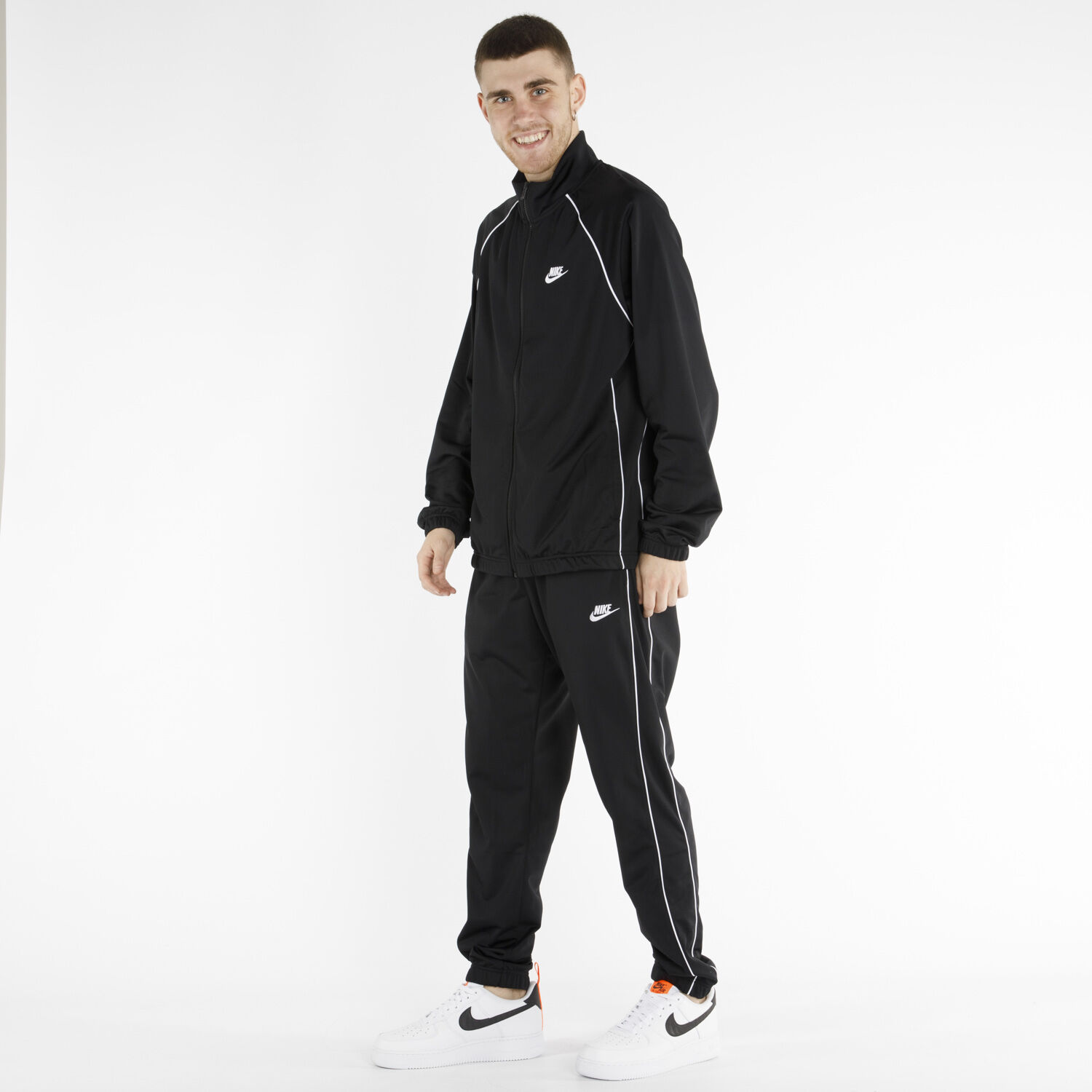 Nike Sportswear Poly tracksuit black AW LAB