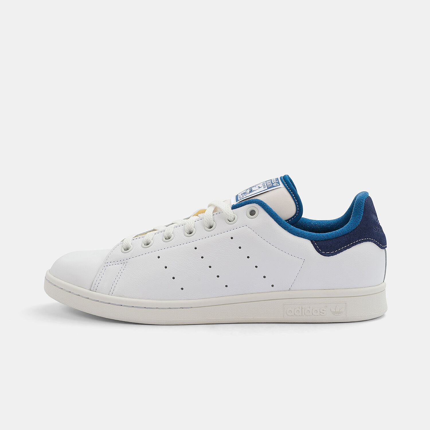adidas Stan Smith shoes white and dark blue AW LAB