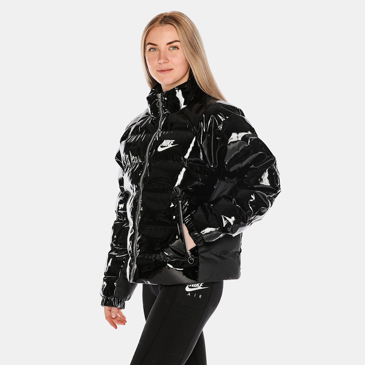 Giacca nike lucida store