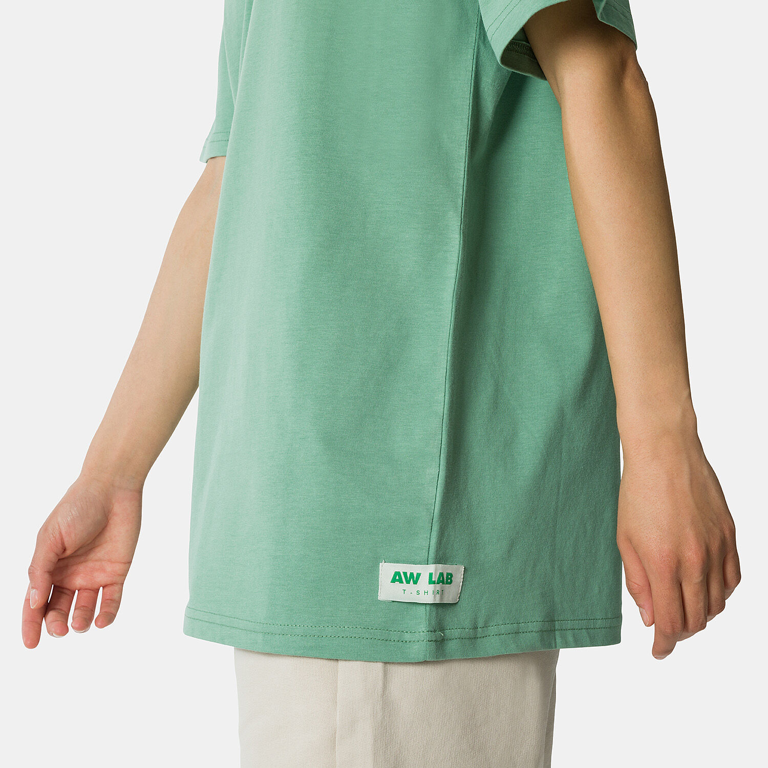 AW LAB Basic Tee T shirt green AW LAB