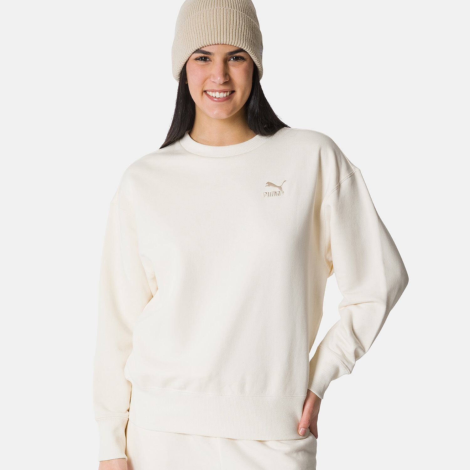 Puma Better Classics Sweatshirt beige AW LAB