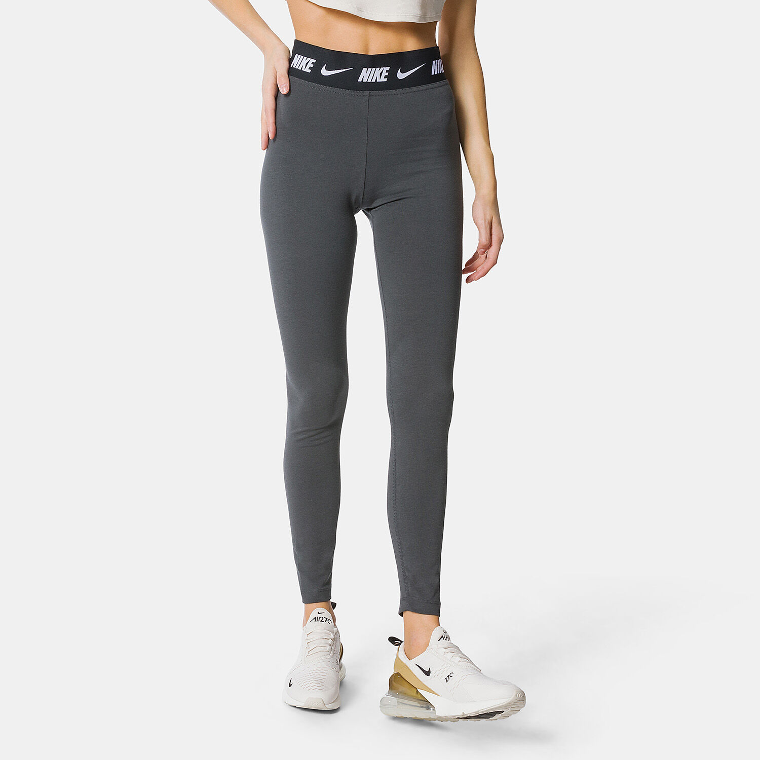 Dark grey nike new arrivals leggings