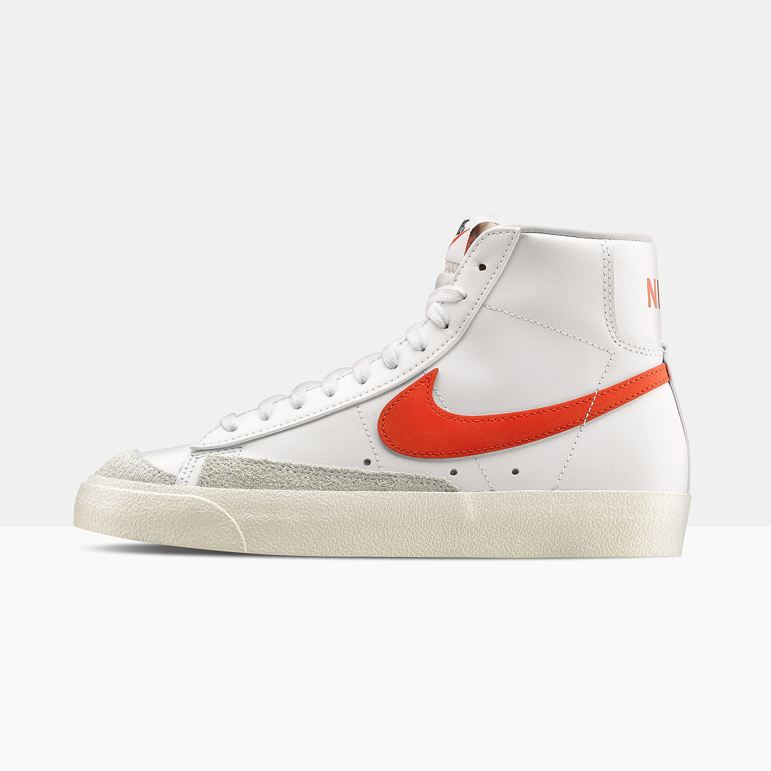 Nike Blazer Mid 77 orange and white AW LAB