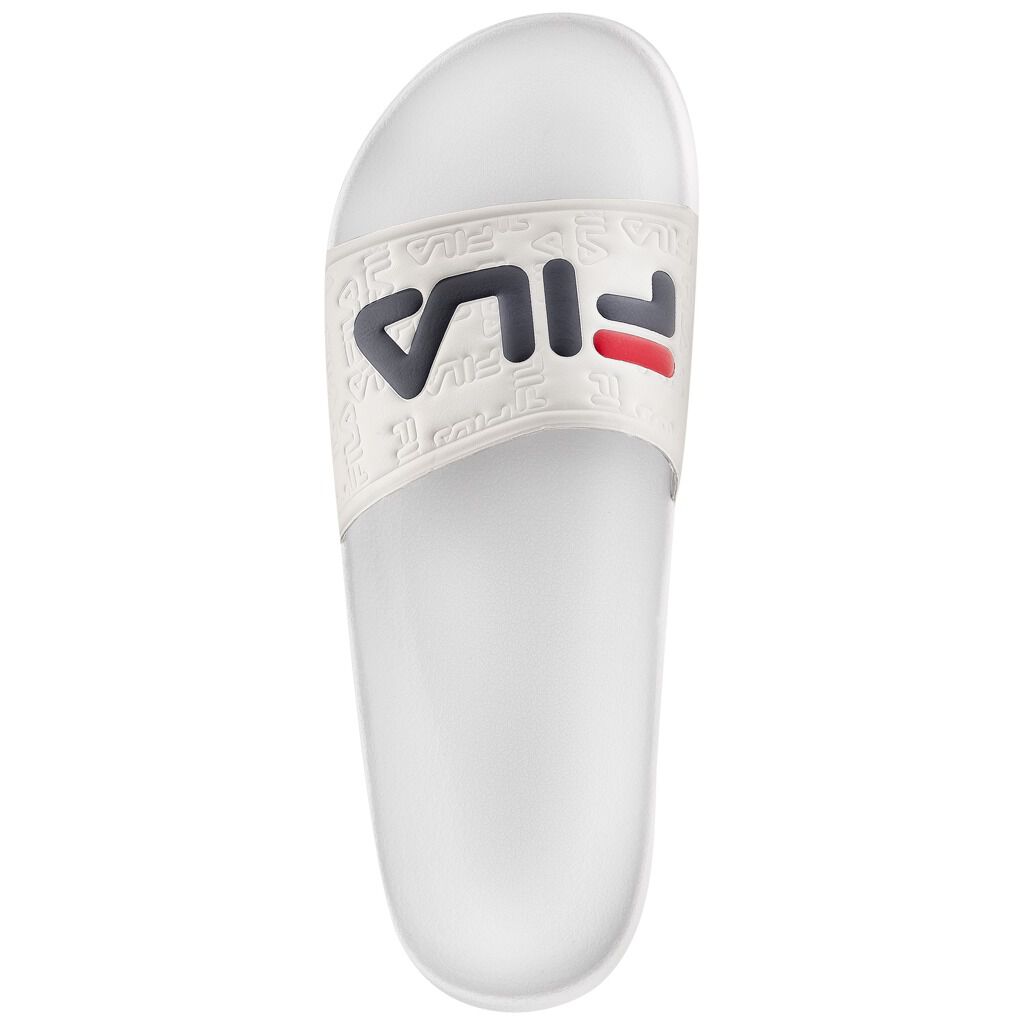 Fila shop slippers white