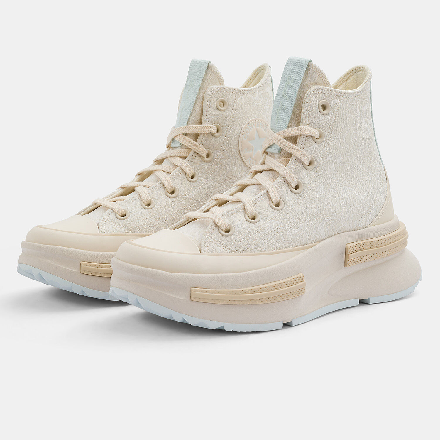 Converse Run Star Legacy CX Platform beige and sea green AW LAB