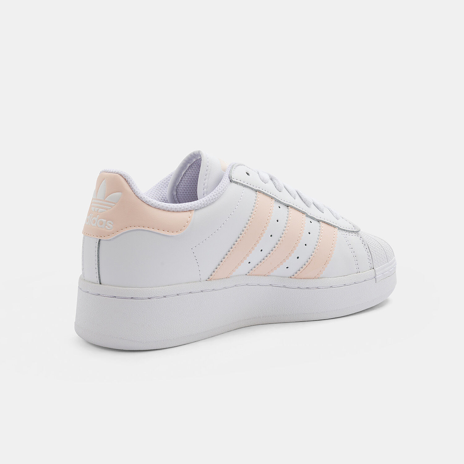 Superstar womens top pink stripe