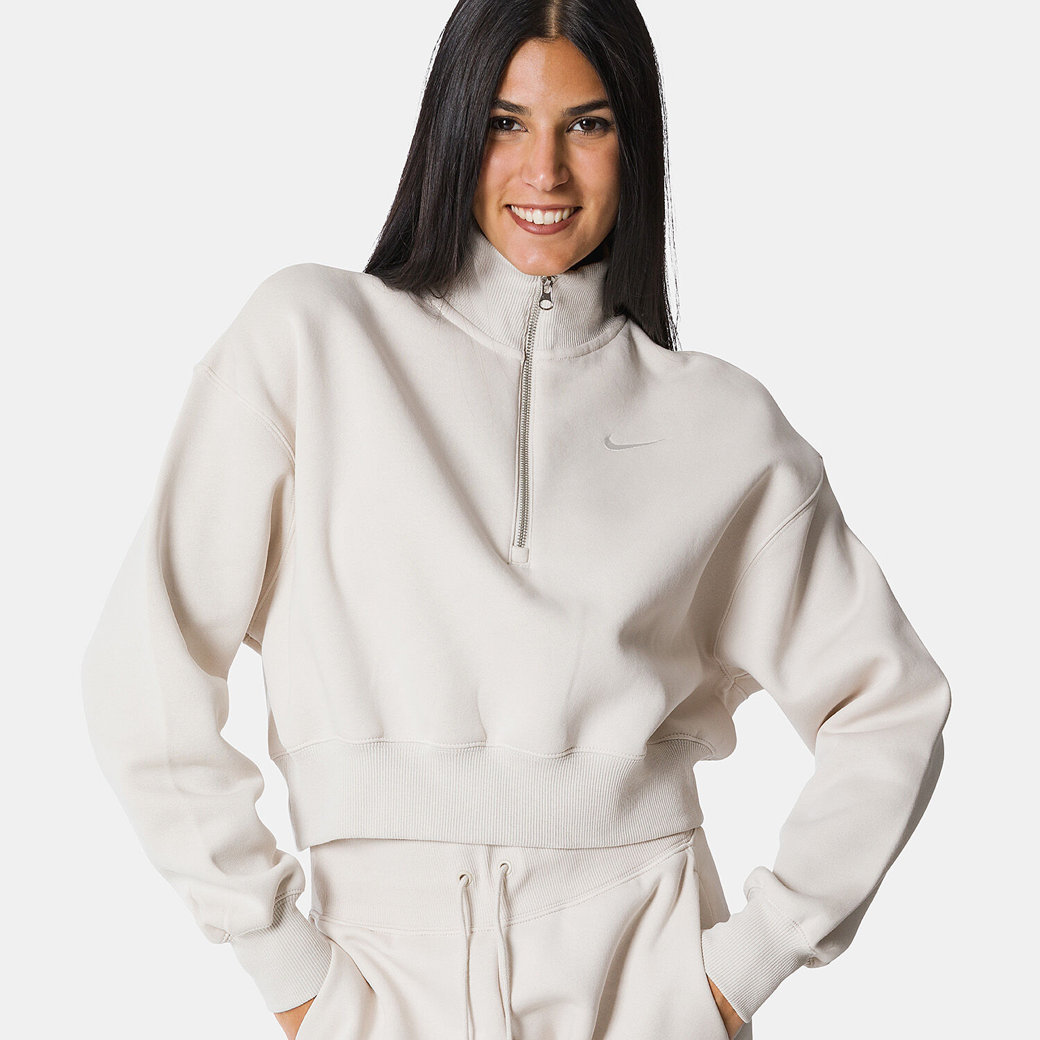 Nike zip sale pullover women's