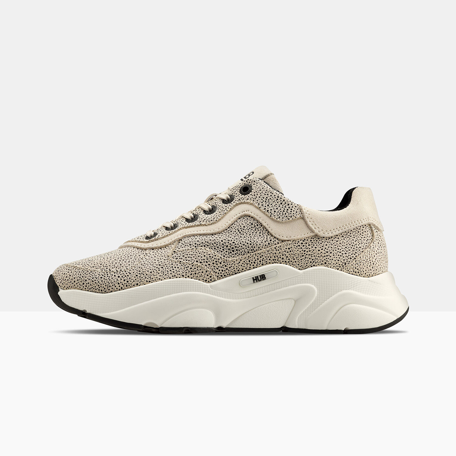 Hub sneakers best sale dames zwart