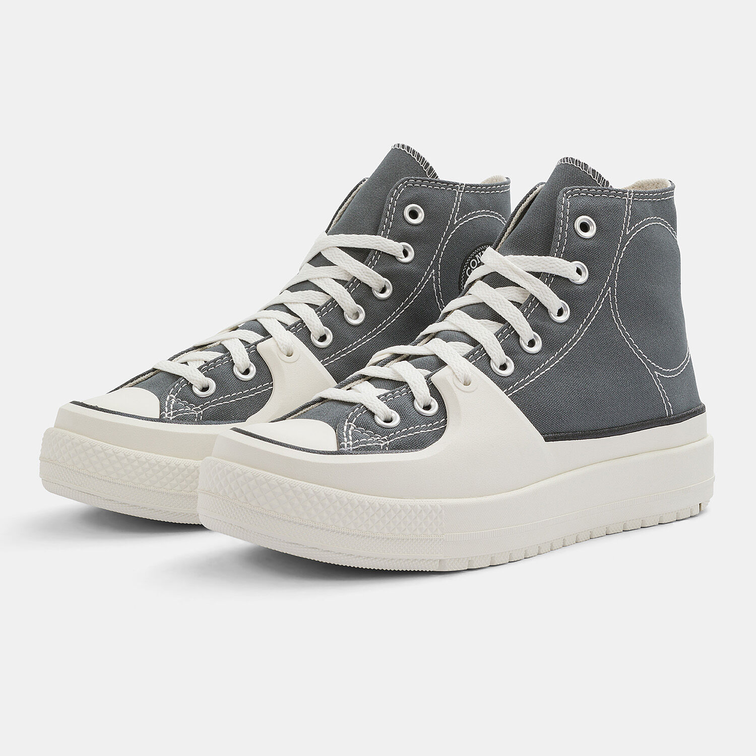 Converse Chuck Taylor All Star Construct grigie e bianche AW LAB